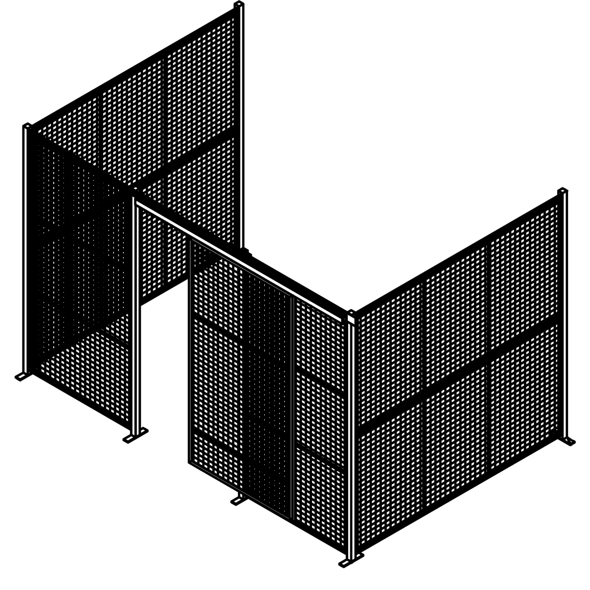 Partitions & cloisons grillagée