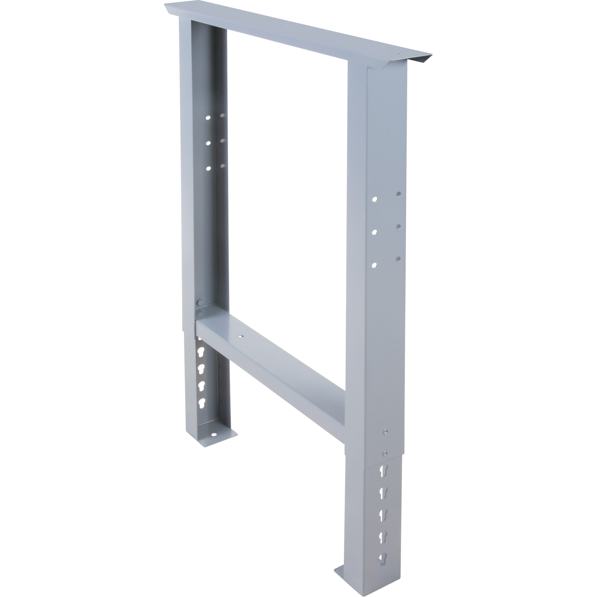 Pattes d'établi pour service industriel, Acier, 24" p x 34" h, Simple