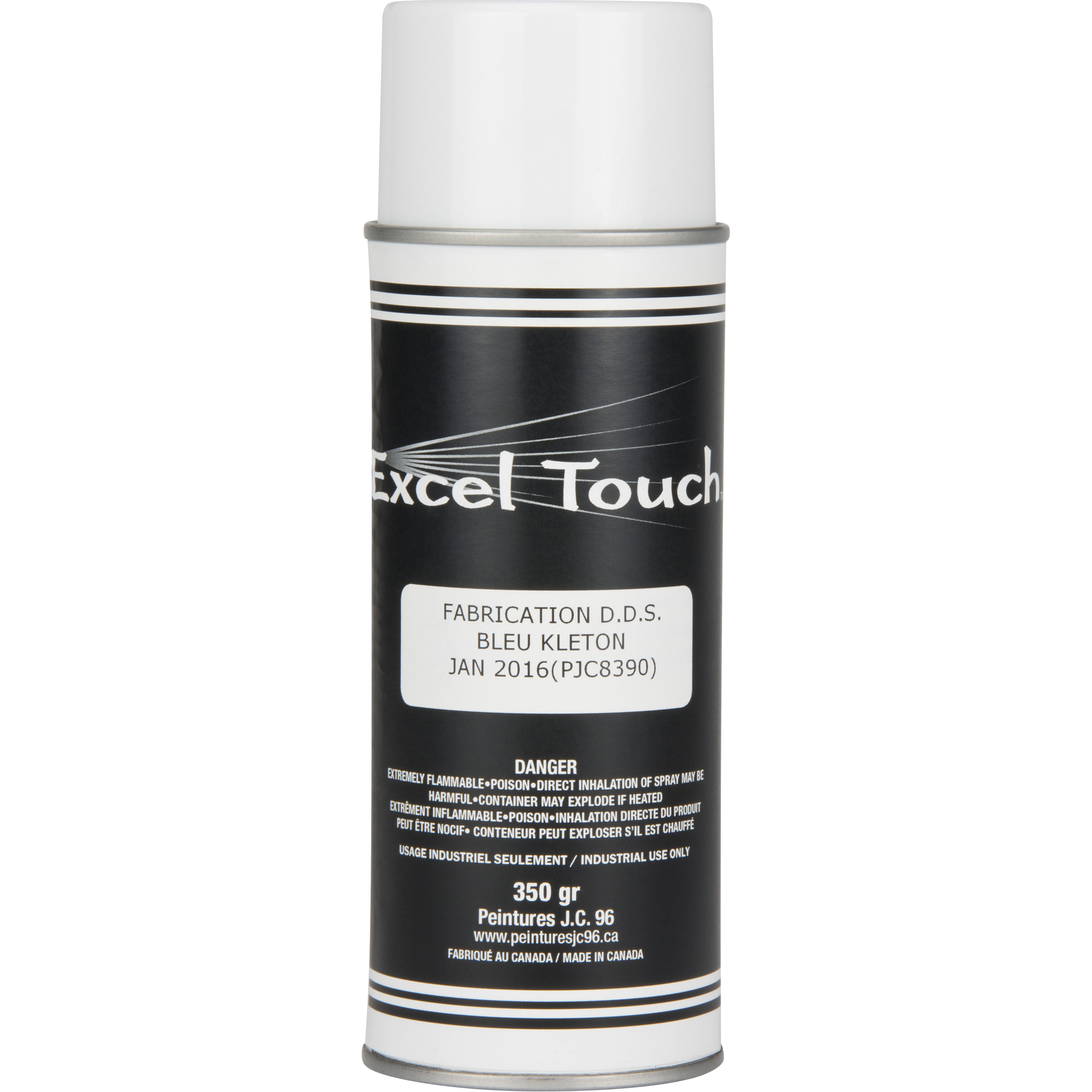 Peinture de retouche, Canette aérosol, Bleu Kleton