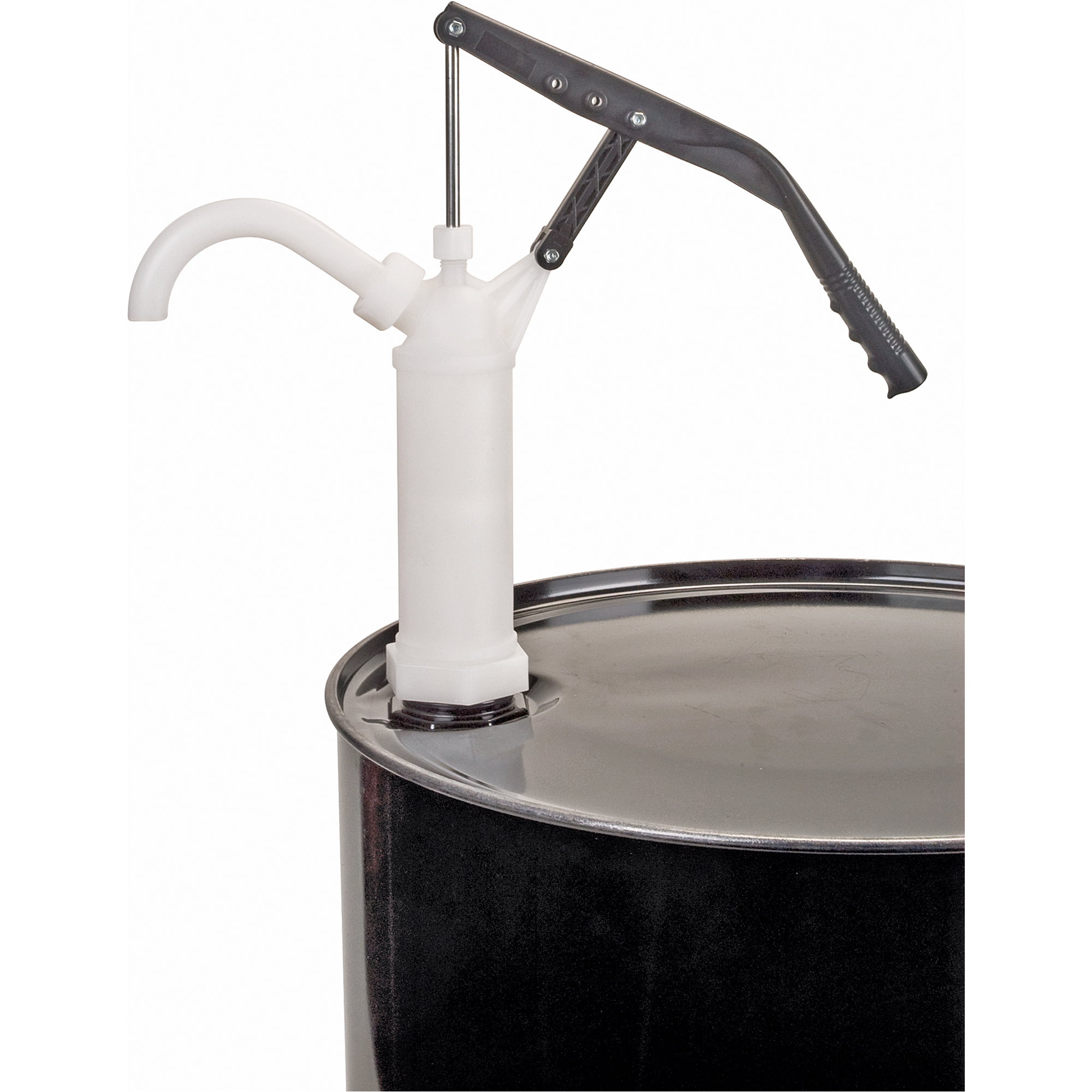 Pompe à baril de type levier, PTFE, 14 oz/course, Pour barils de 5-55 gal.