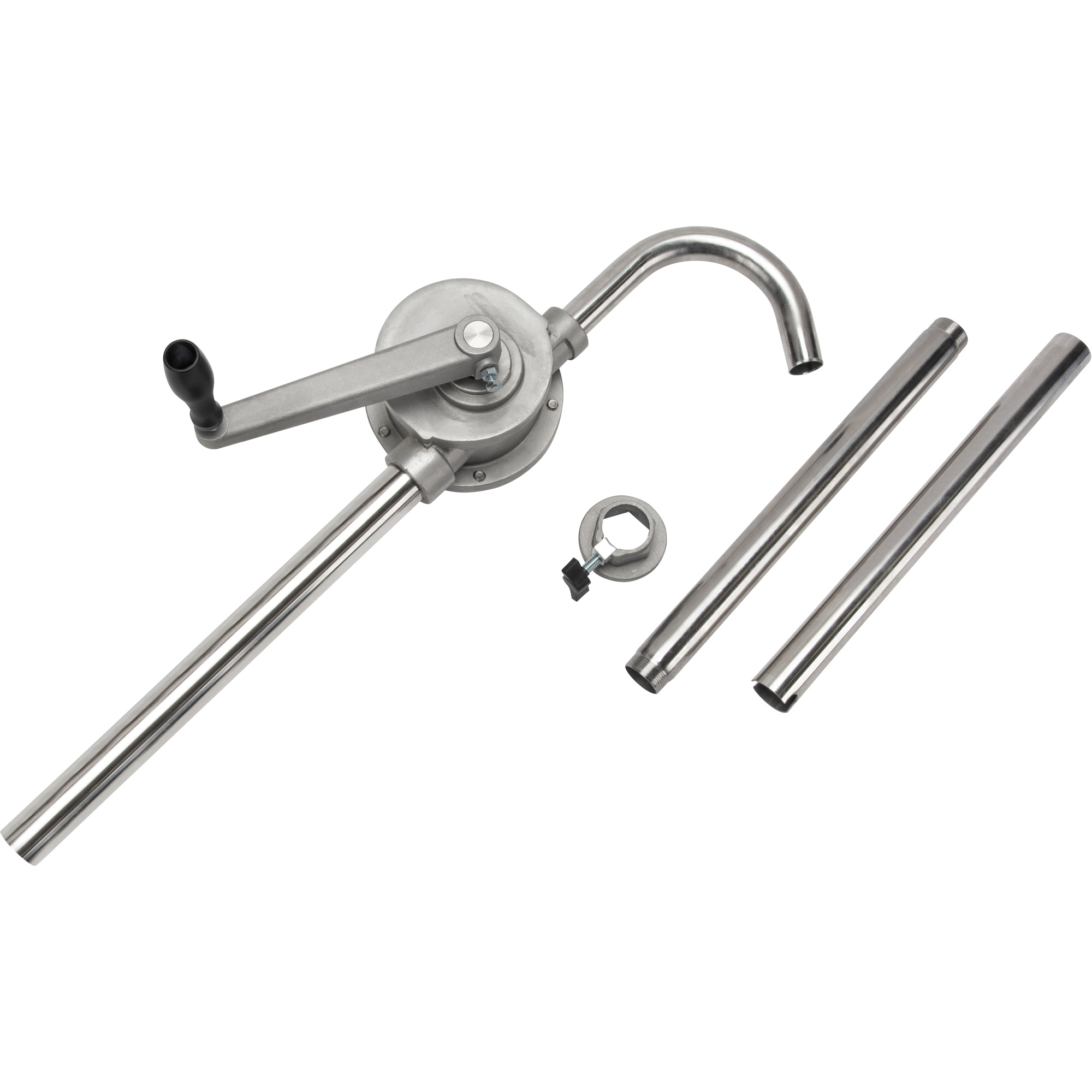 Pompe rotative pour baril, Acier inoxydable, Pour capacité 55 gal., 12 oz/course