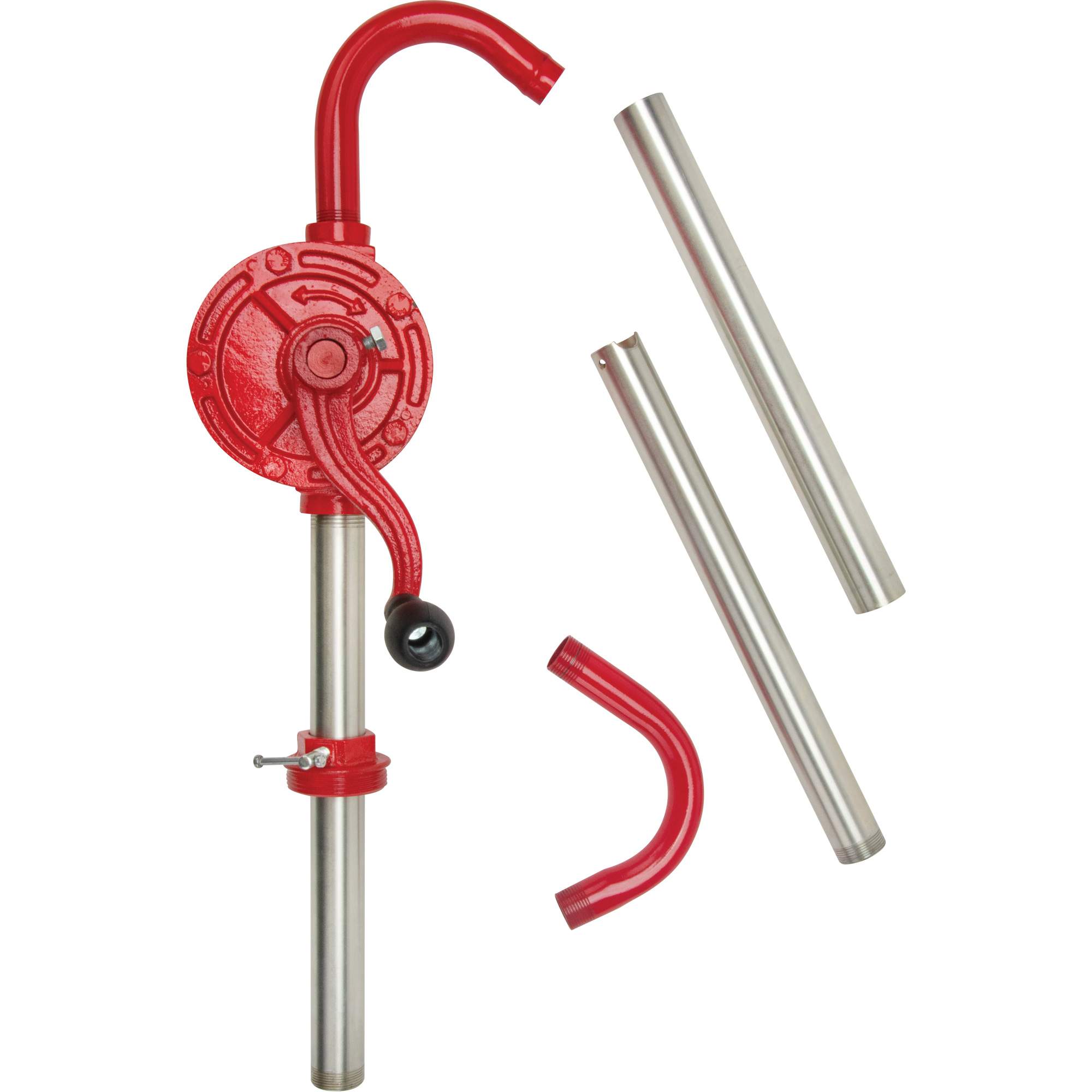 Pompe rotative pour baril, Fonte/Acier, Pour capacité 30-55 gal., 8 oz/course