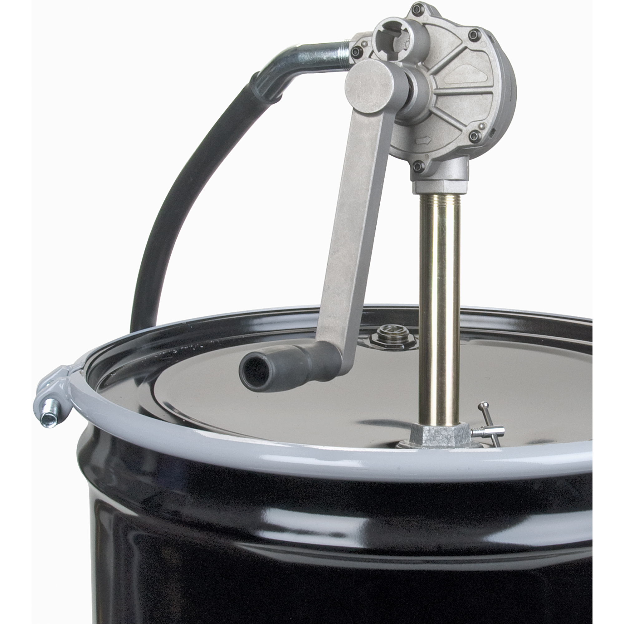 Pompes rotatives pour barils, Aluminium, Pour capacité 15-55 gal., 6-3/4 oz par révolution