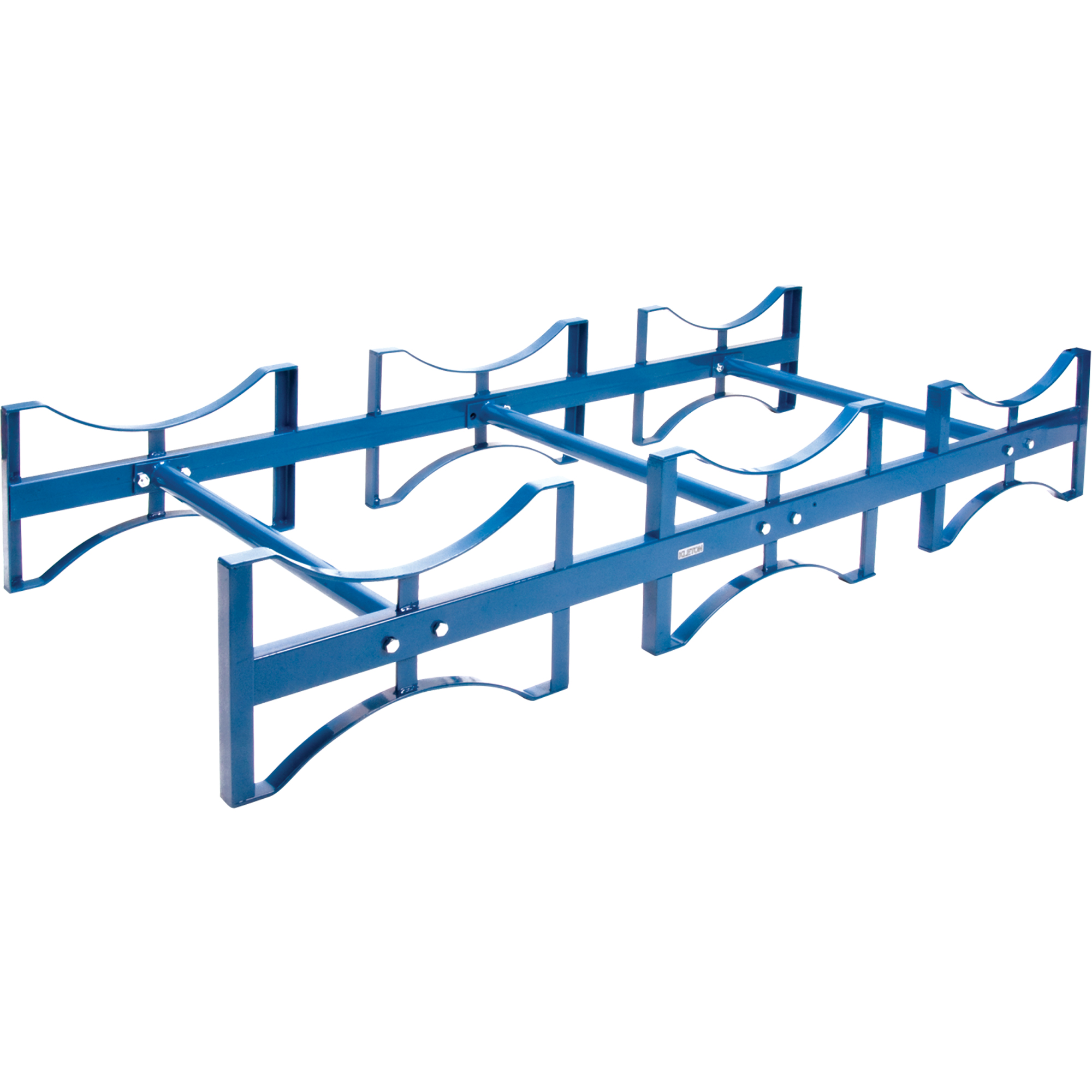 Porte-barils empilables, 3 barils, Capacité de 2400 lb, 71-1/2" la x 30" p x 12-1/2" h