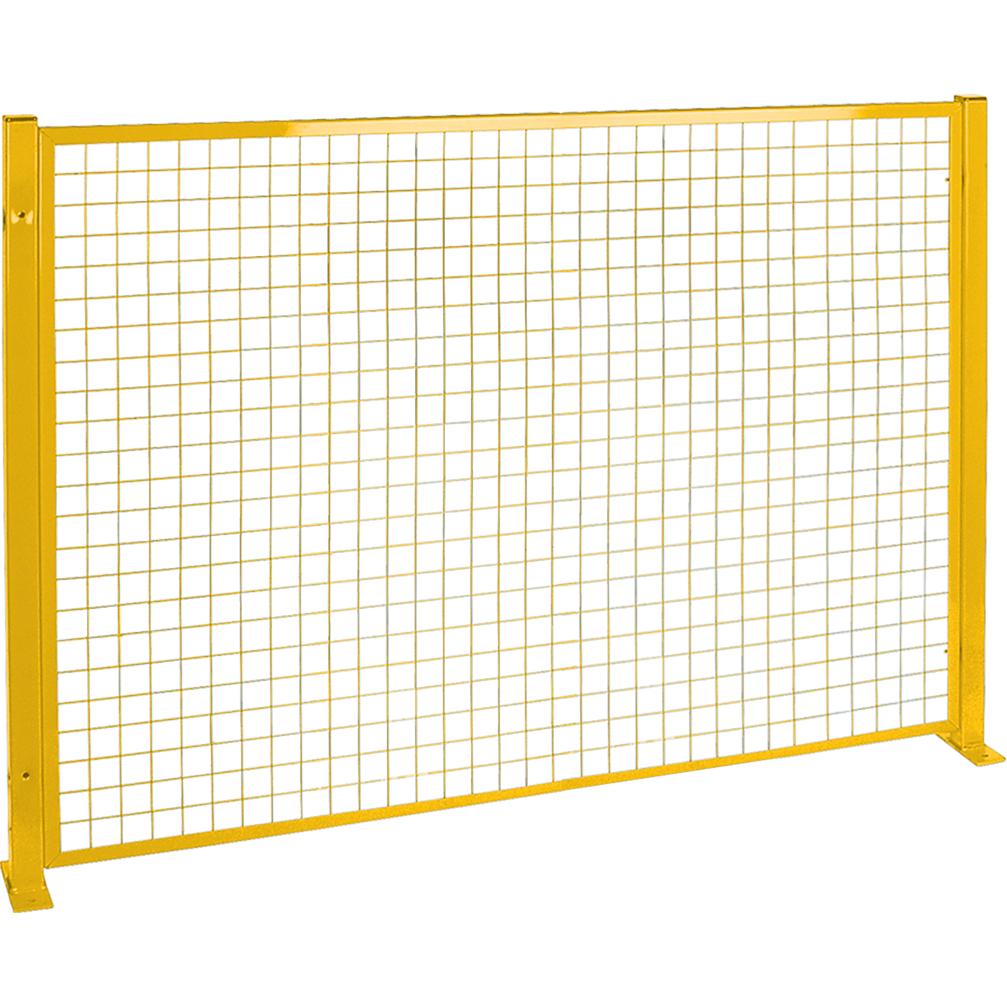 Protecteur de périmètre de style treillis, 4' h x 8' la, Jaune