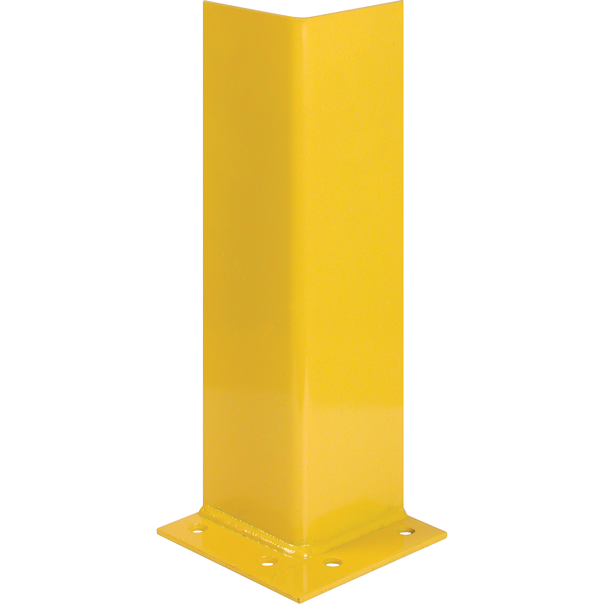 Protecteurs pour montants, Acier, 7" la x 7" p x 12" h, Jaune sécurité OSHA