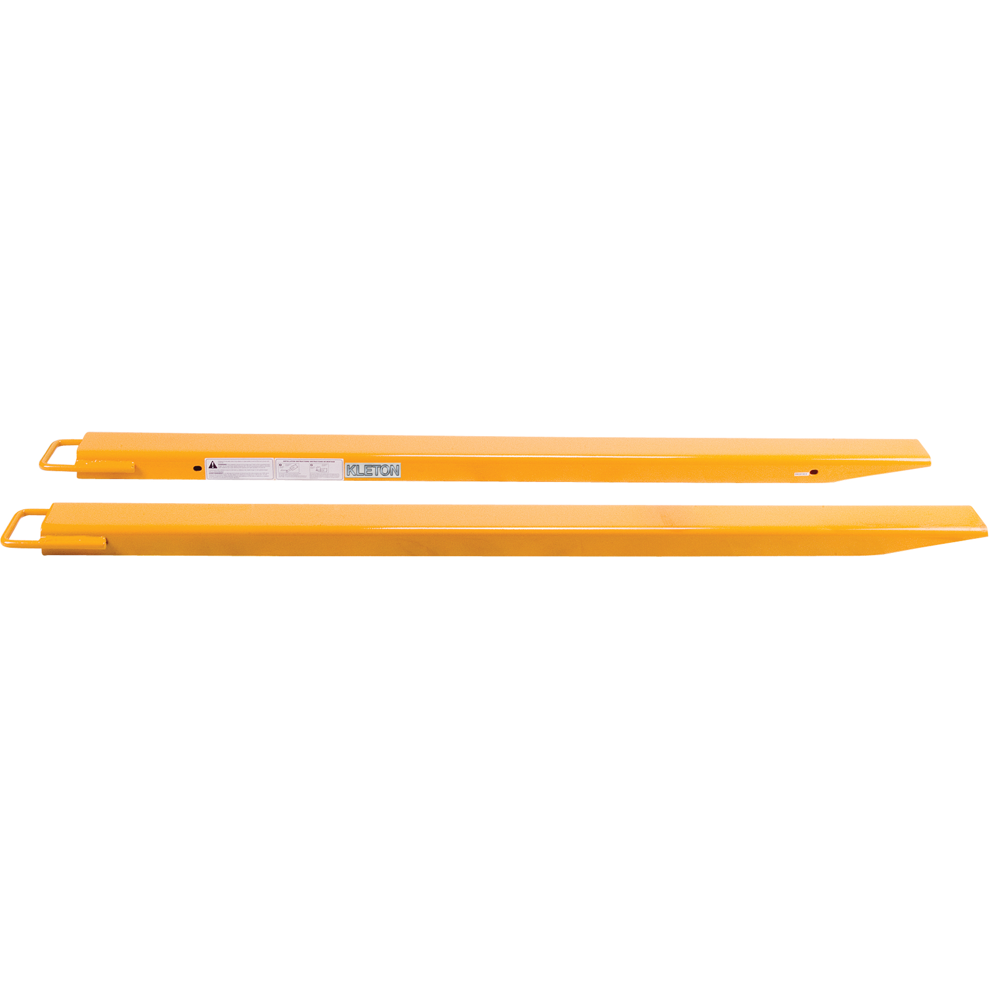 Rallonges de fourches, 63" l x 5" la, Pour des largeurs de fourches 4"