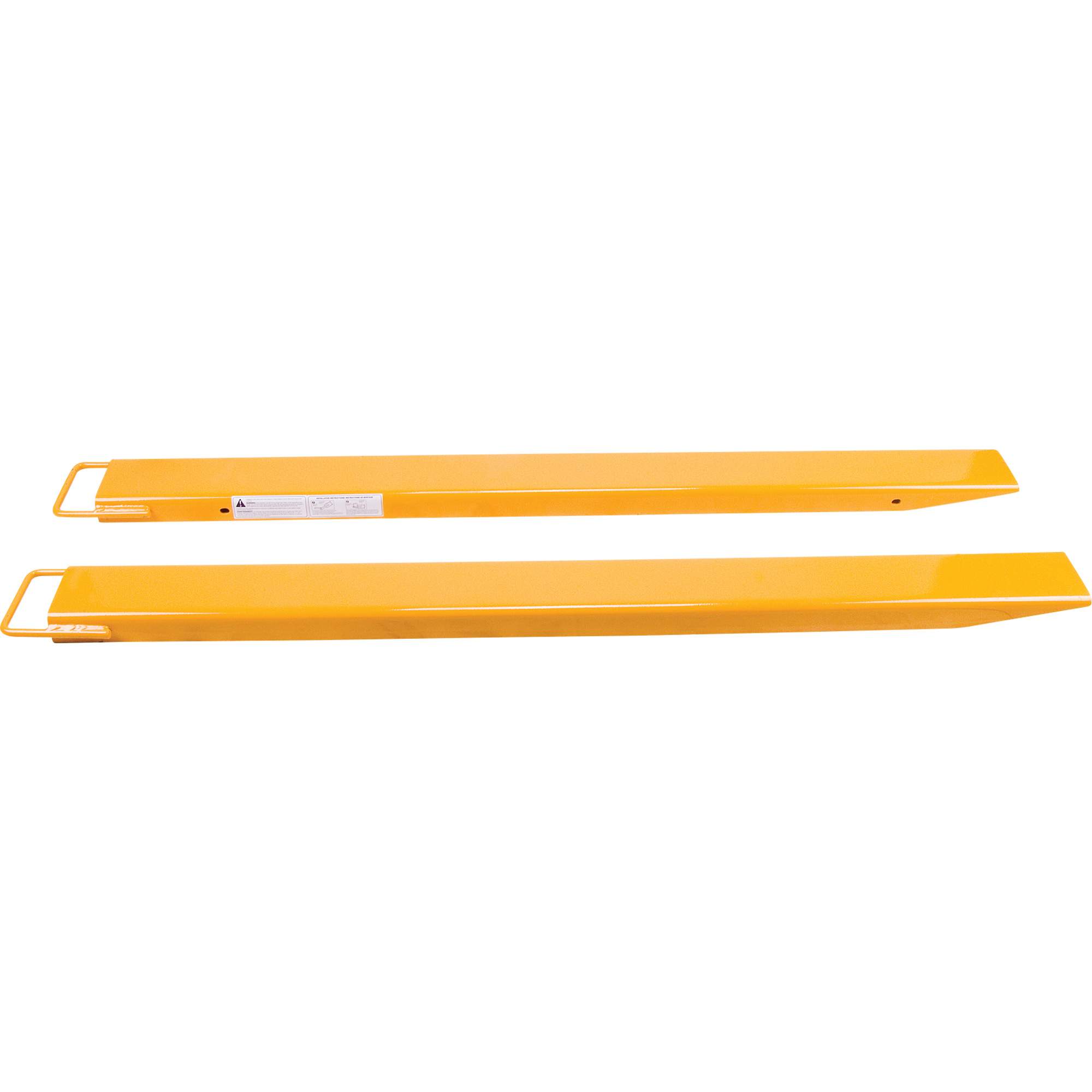 Rallonges de fourches, 63" l x 6" la, Pour des largeurs de fourches 5"