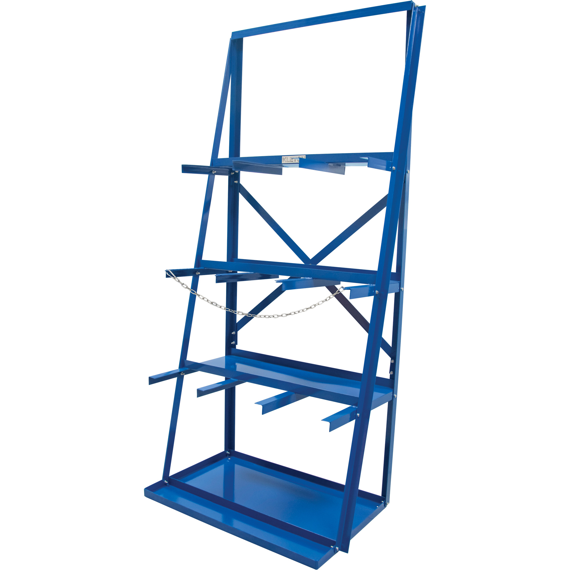 Râtelier de rangement pour barre, Vertical, 3 Niveaux, 36" la x 24" p x 84" h, 3000 lb Cap.