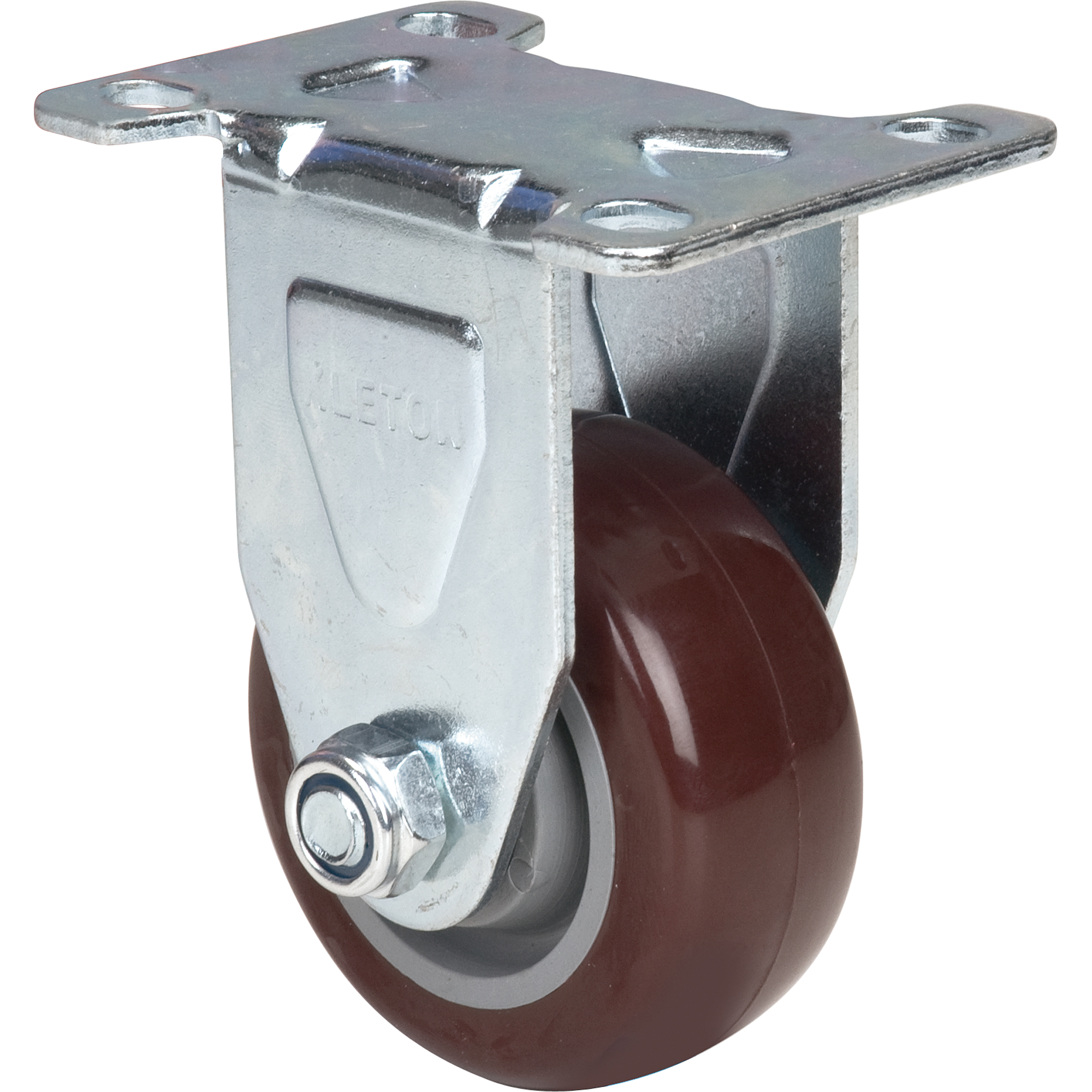 Roulette, Fixe, 3" (76 mm), Polyuréthane, 230 lb (104 kg)