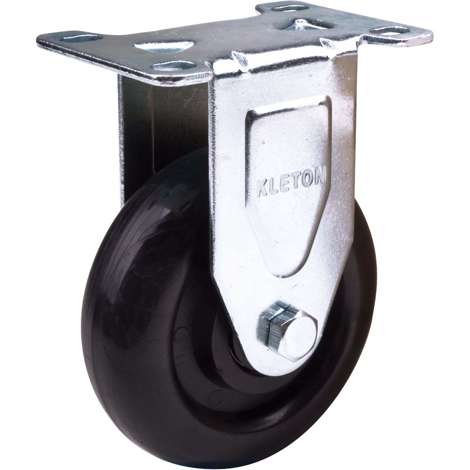 Roulette, Fixe, 4" (101,6 mm), Polyoléfine, 250 lb (113 kg)