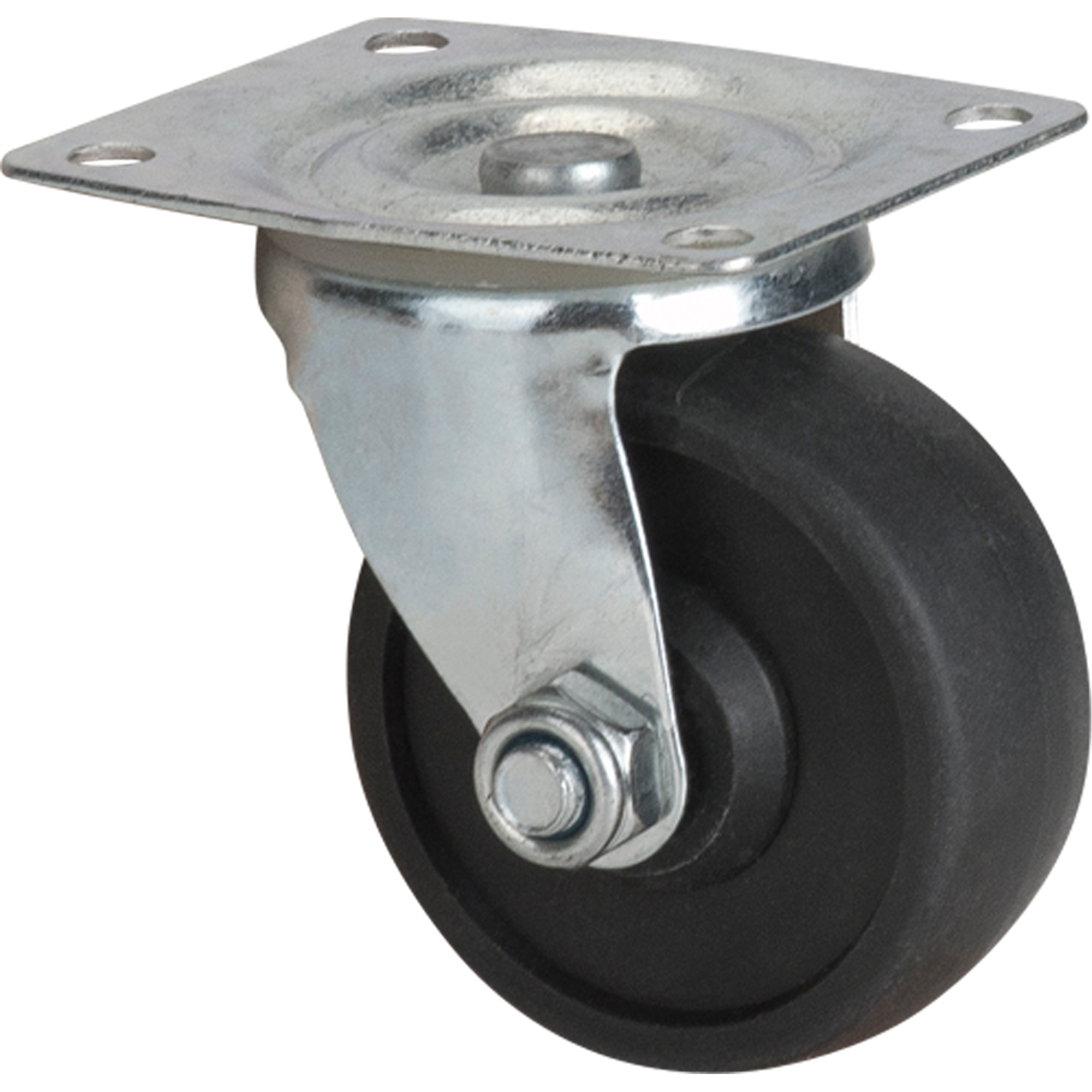 Roulette, Pivotant, 3" (76 mm), Polyoléfine, 250 lb (113 kg)