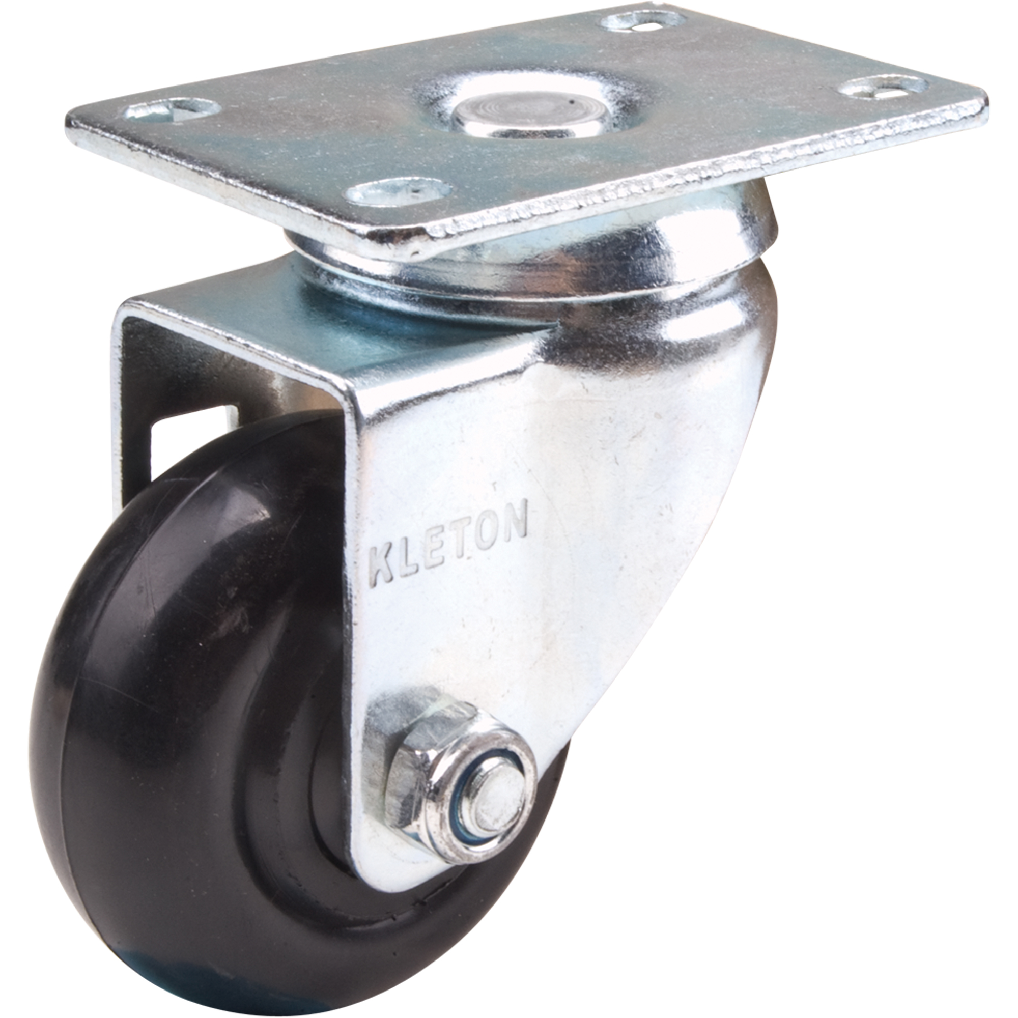 Roulette, Pivotant, 3" (76 mm), Polyoléfine, 250 lb (113 kg)