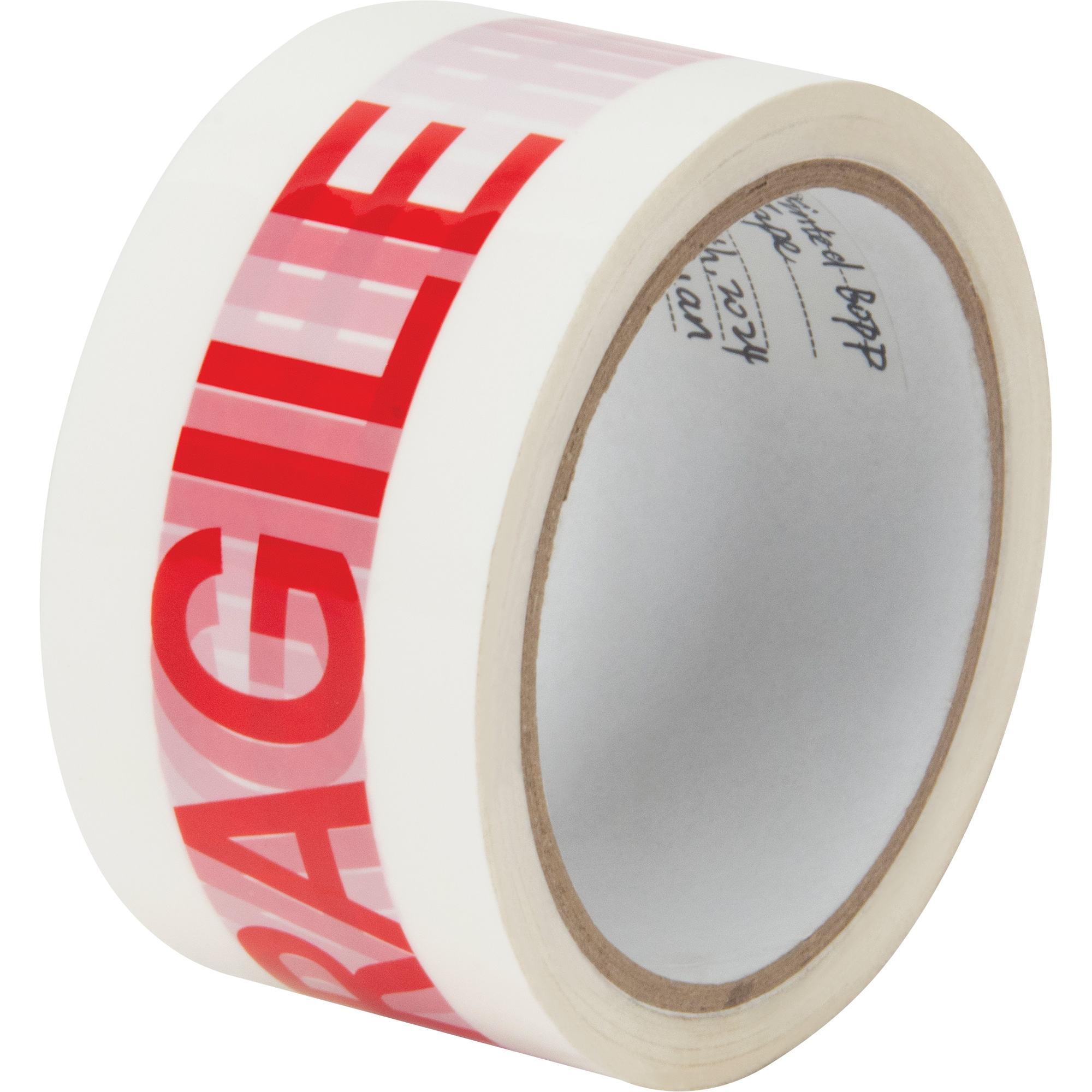 Ruban d'emballage «Fragile», Adhésif Thermofusible, 2 mils, 48 mm (2") x 100 m (328')