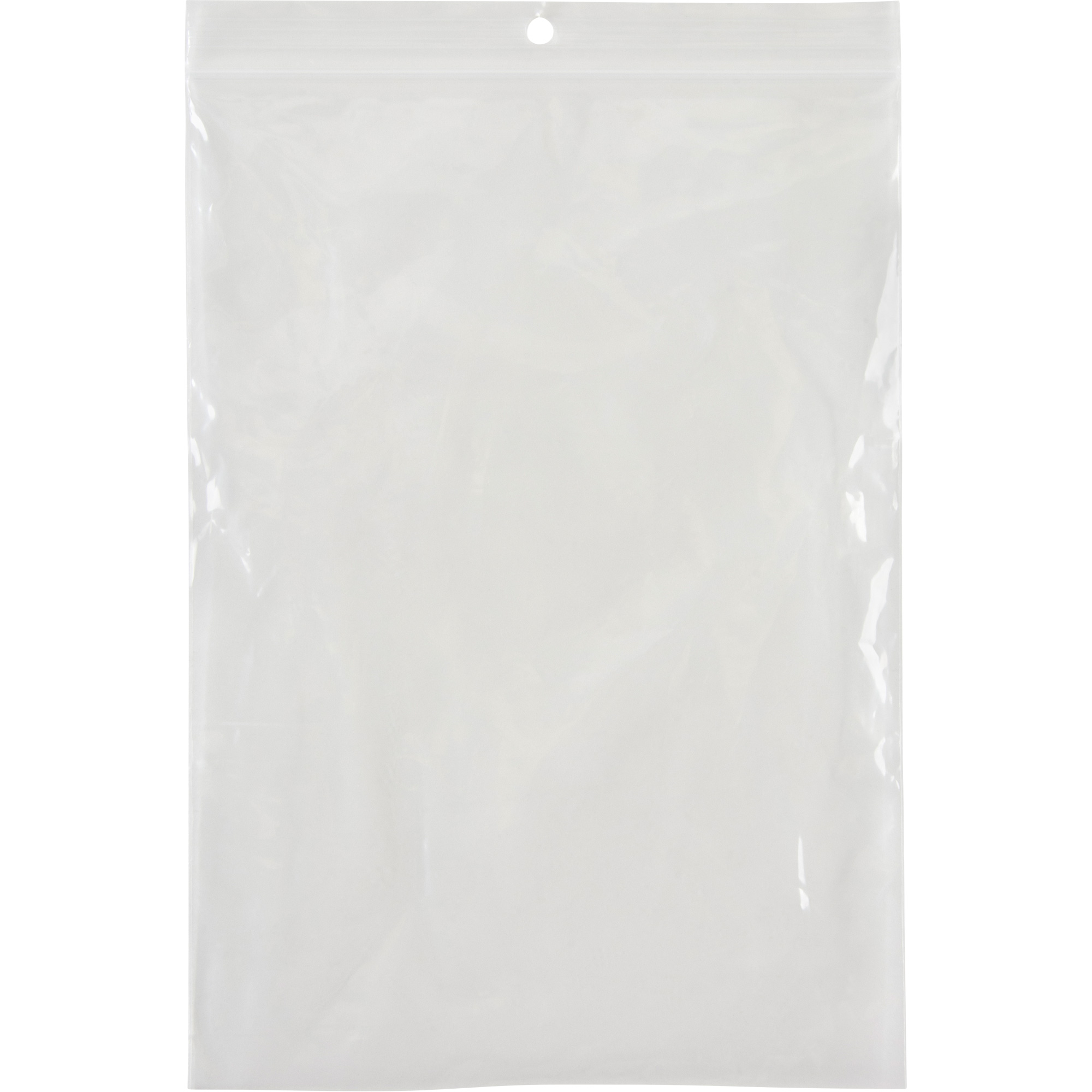 Sacs en poly, Refermable, 7" x 5", 2 mils