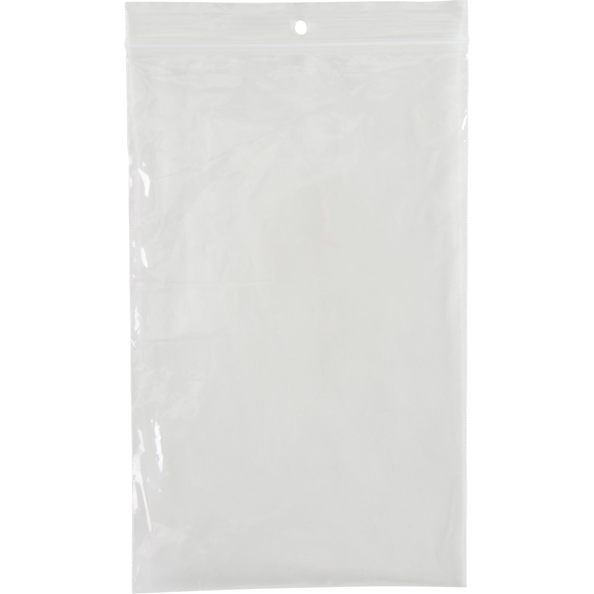 Sacs en poly, Refermable, 8" x 5", 4 mils