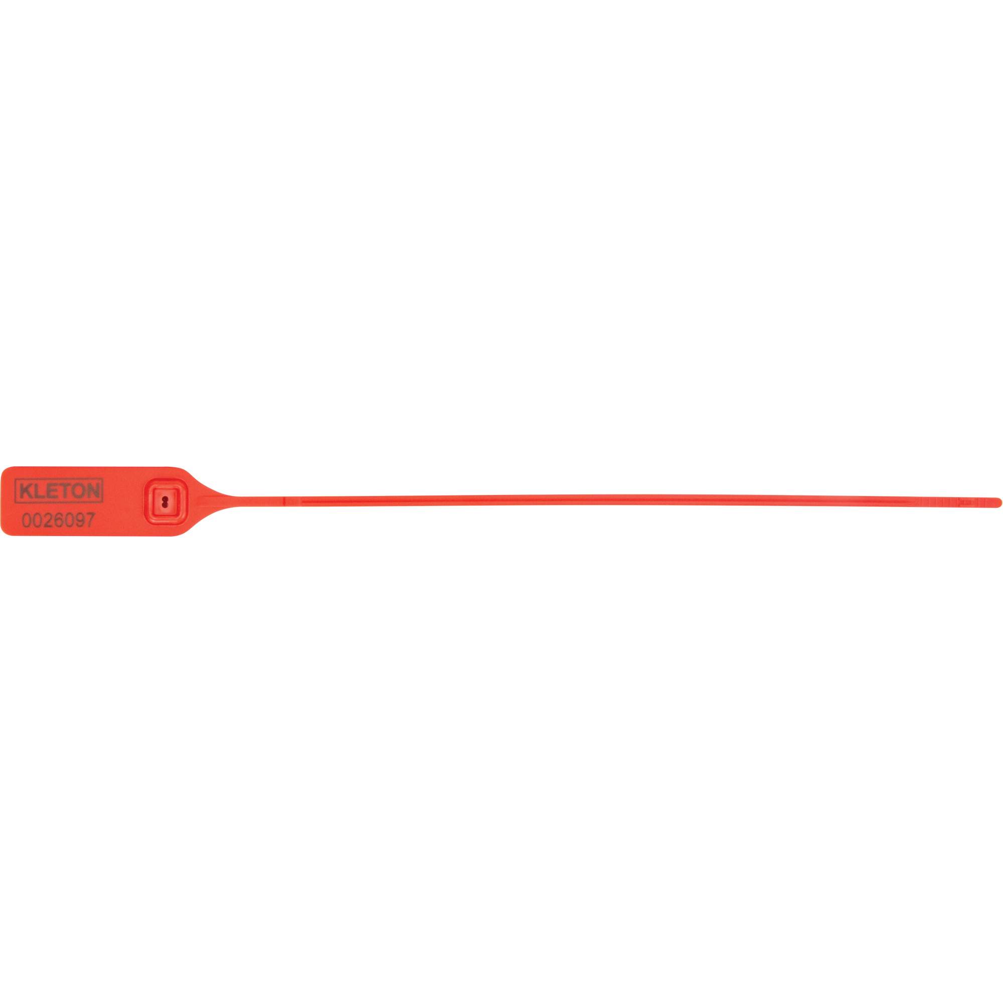 Scellé de sécurité robuste, 13", Plastique, Scellé à tirer