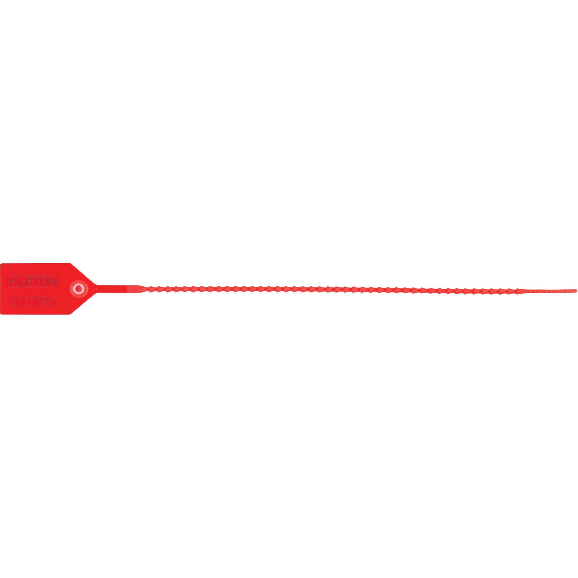 Scellé de sécurité standard, 12", Plastique, Scellé en plastique