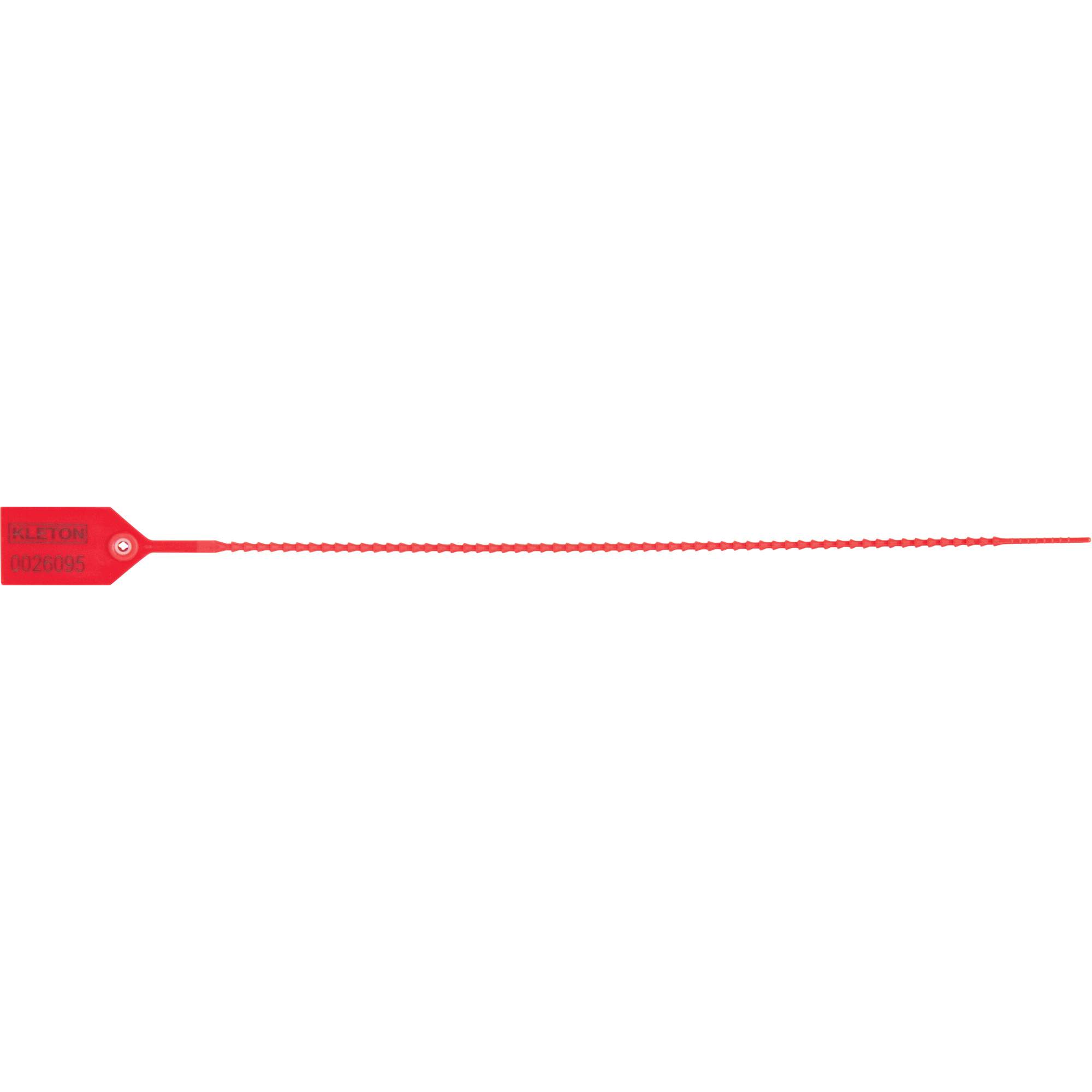 Scellé de sécurité standard, 15", Plastique, Scellé en plastique