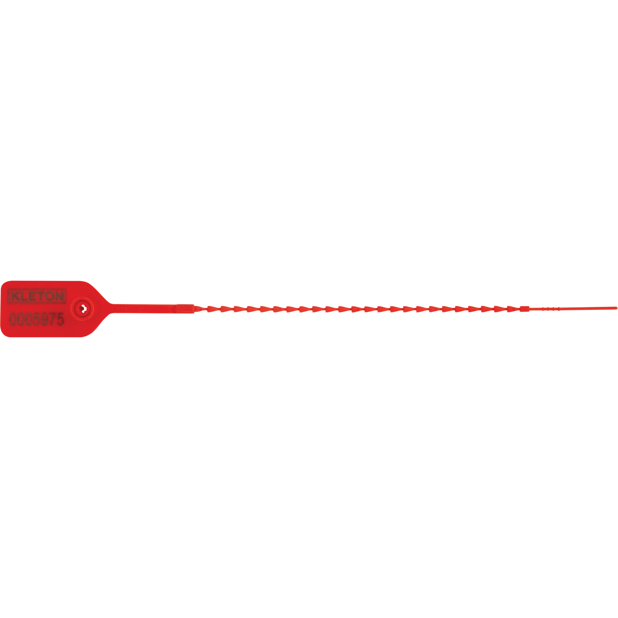 Scellé de sécurité standard, 9", Plastique, Pousser et tirer
