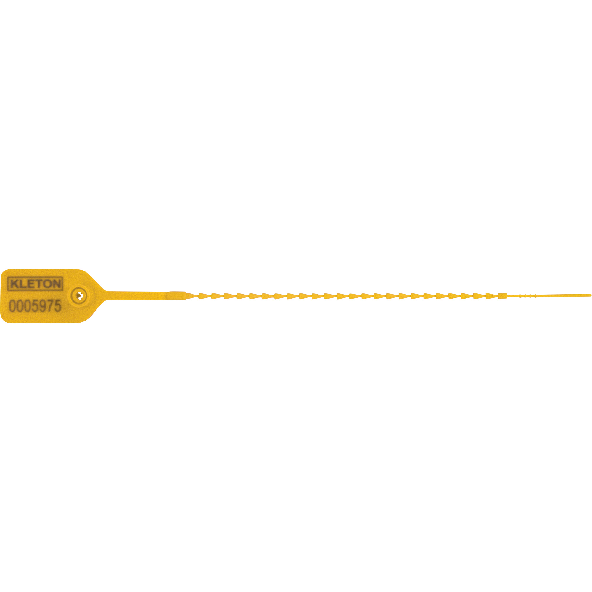 Scellé de sécurité standard, 9", Plastique, Pousser et tirer
