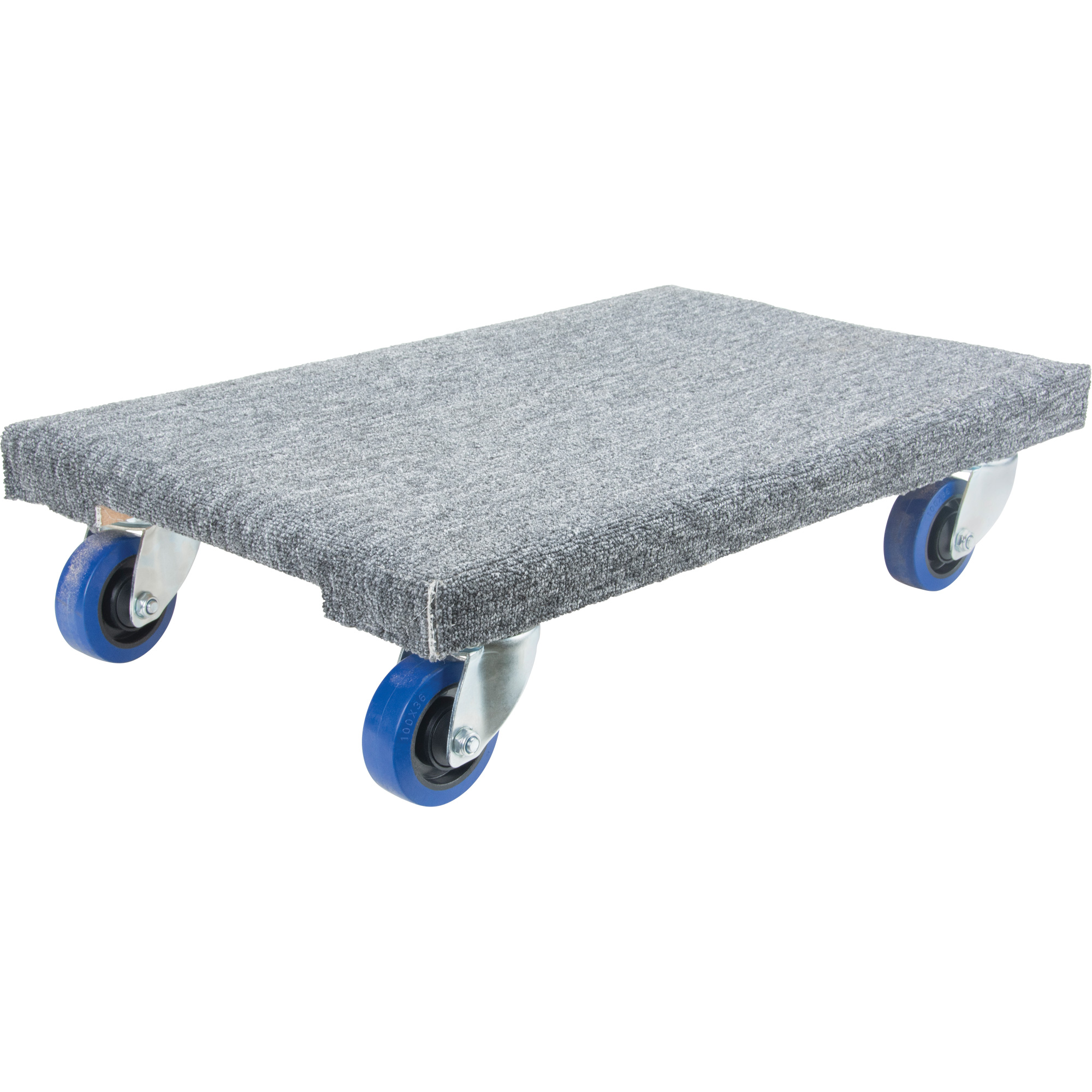 Socles roulants en bois franc pour usage intensif, Roues en Caoutchouc, Capacité de 1400 lb, 18" la x 24" p x 7" h