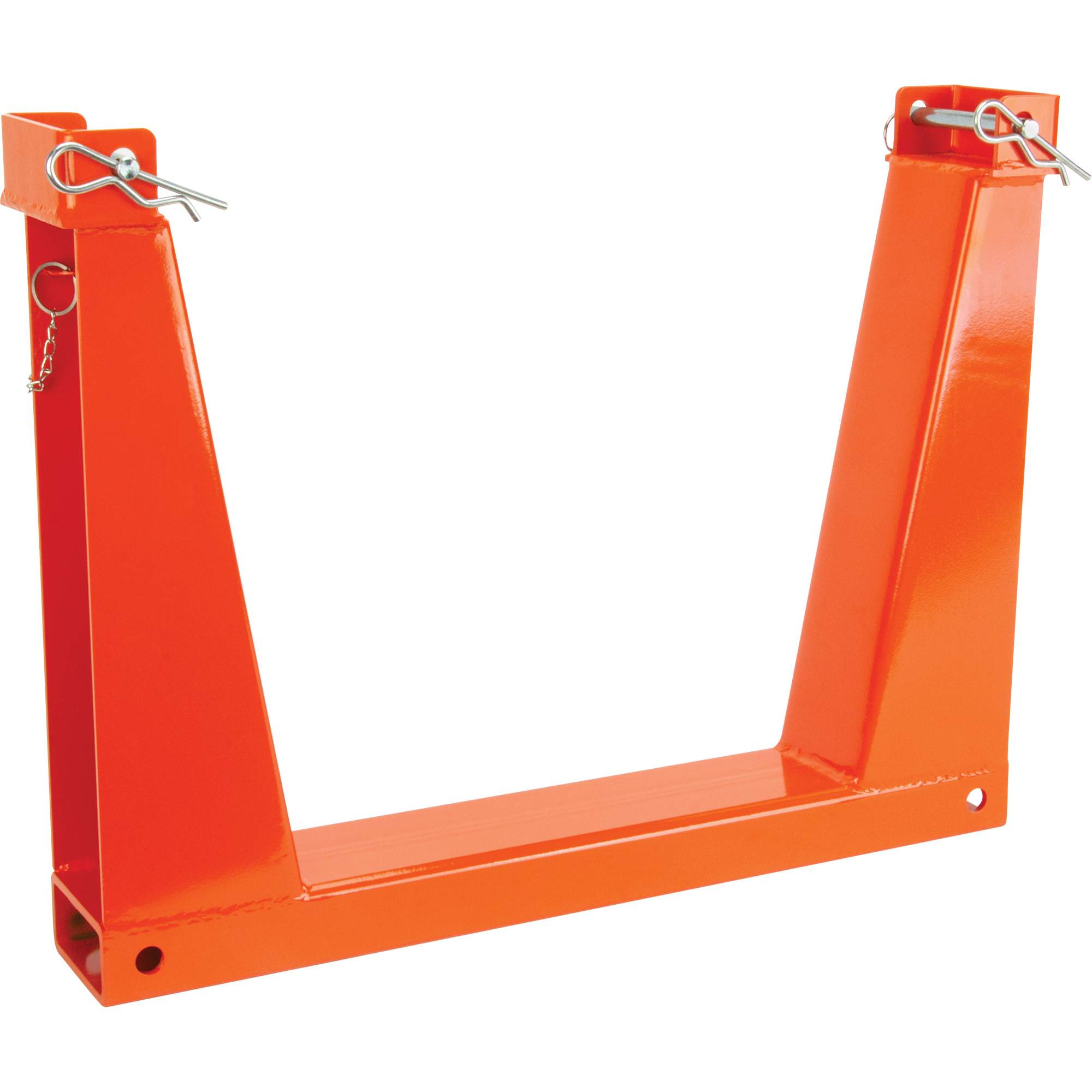 Supports en U empilables, 25" la x 4" p, Capacité de 10 000 lb
