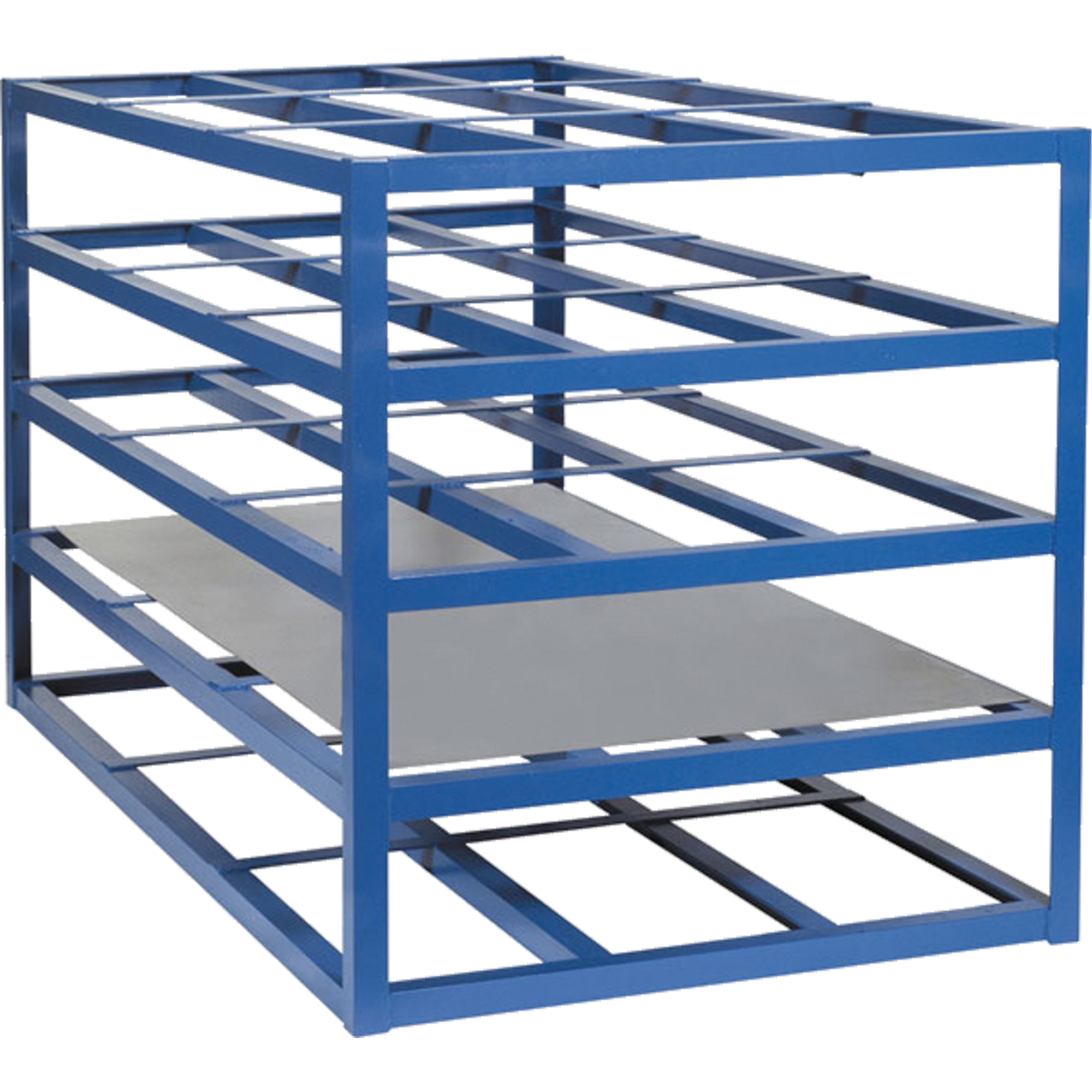 Supports pour feuilles horizontales, 103" la x 55" p x 48" h, Capacité de 2000 lb