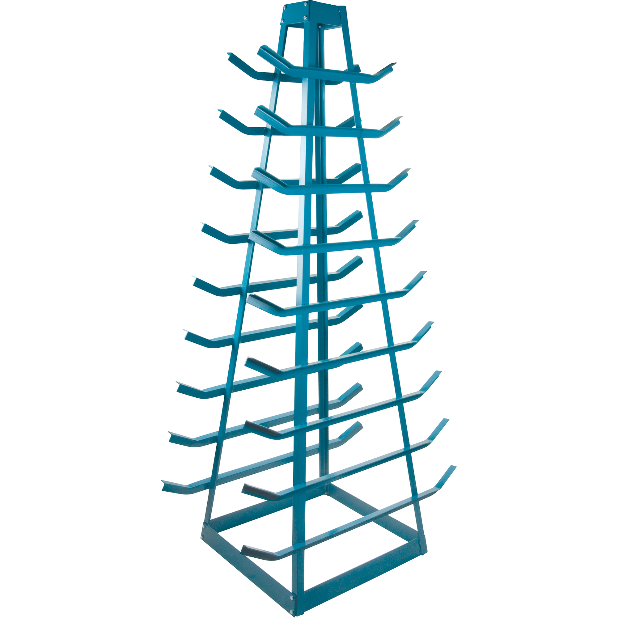 Supports pour tuyaux - Rangement horizontal, Horizontal, 9 Niveaux, 18" la x 40" p x 84" h, 1800 lb Cap.