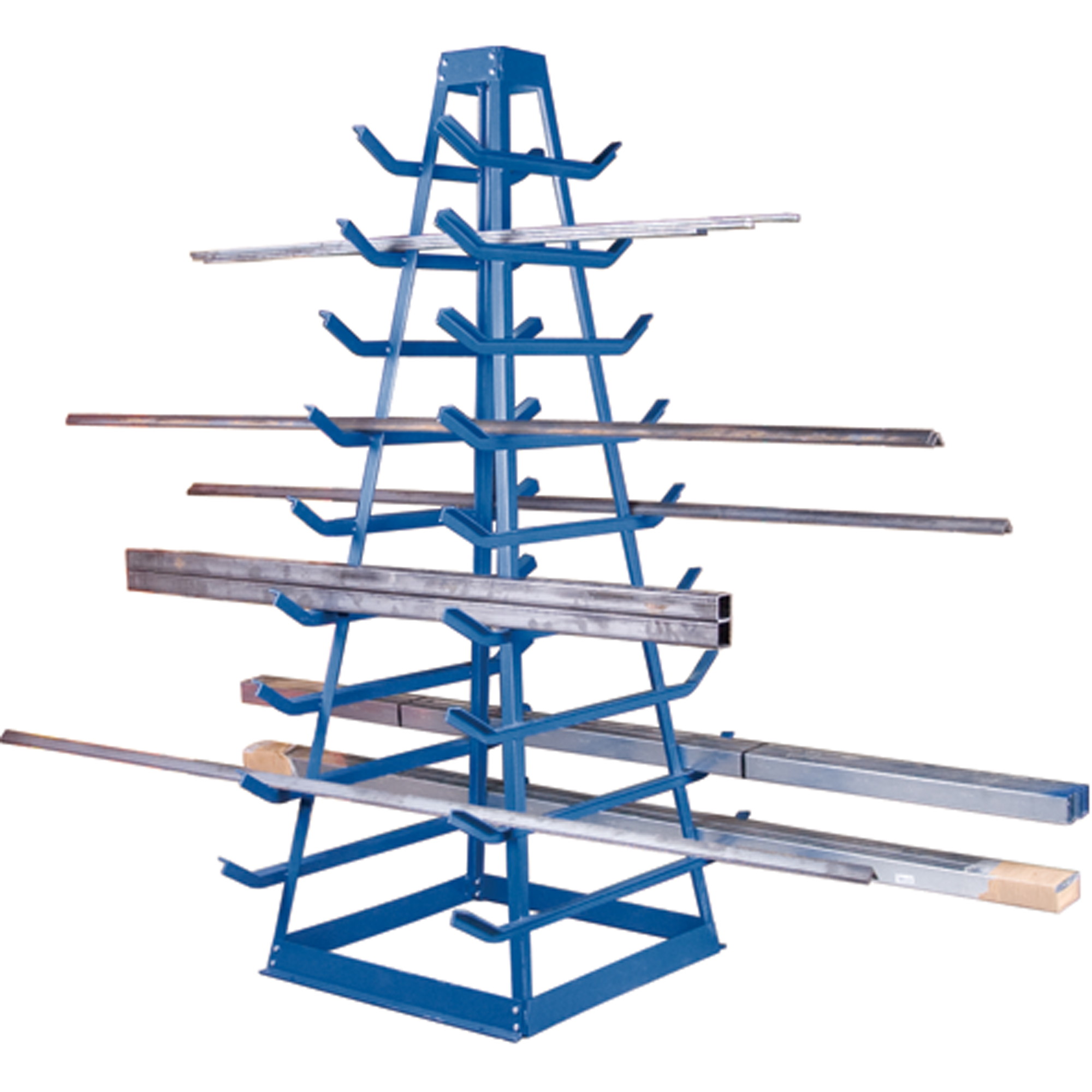Supports pour tuyaux - Rangement horizontal, Horizontal, 9 Niveaux, 18" la x 40" p x 84" h, 1800 lb Cap. – Image 2