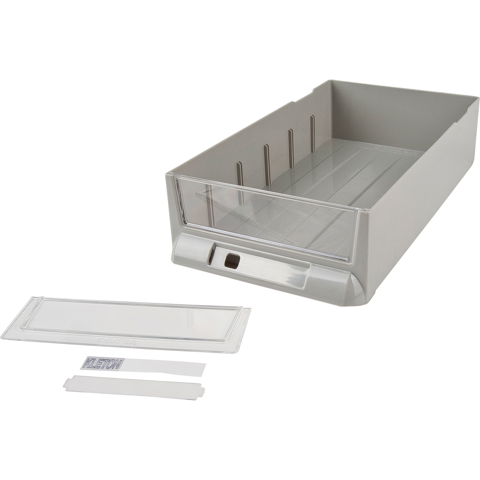 Tiroir de rechange pour armoires de pièces KPC-100, Plastique, 6-3/8" la x 11-3/10" p, 2-11/16" h, Gris