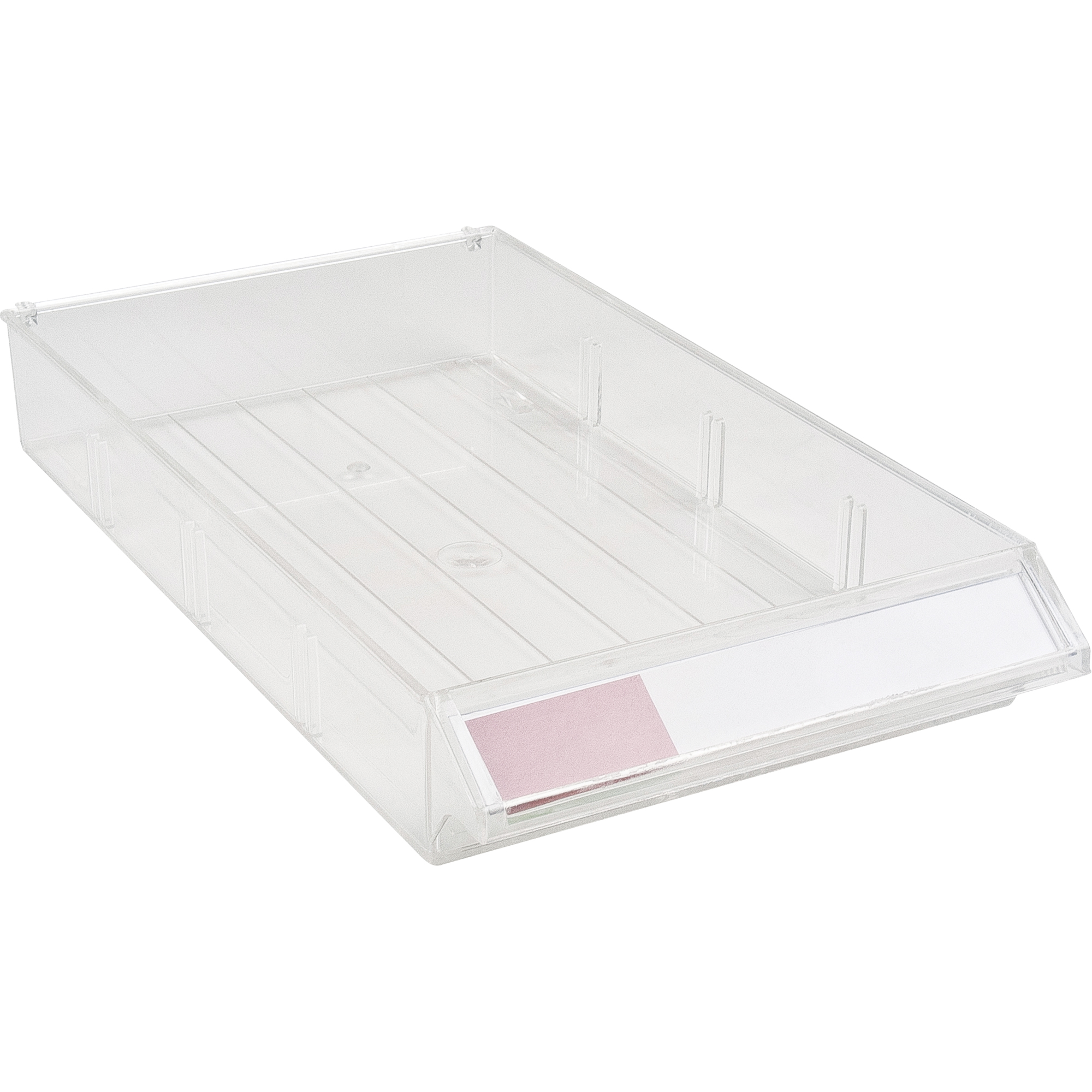 Tiroir de rechange pour armoires de pièces KPC-300, Plastique, 5-3/8" la x 9-13/16" p, 1-3/5" h, Transparent