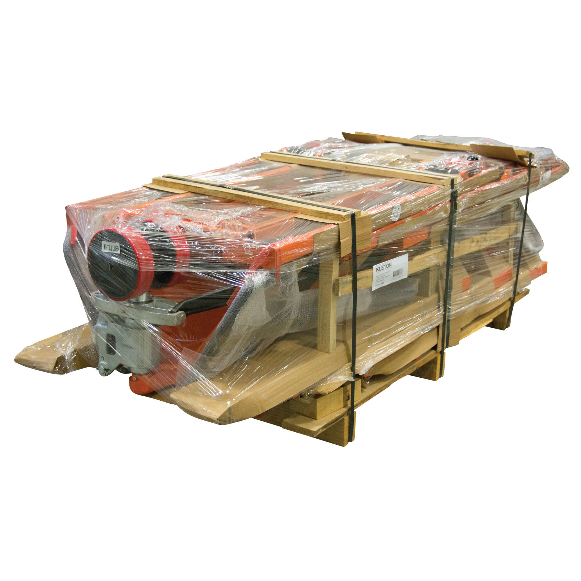 Transpalette hydraulique multidirectionnel, 48" l x 6-1/4" la, Capacité 5500 lb