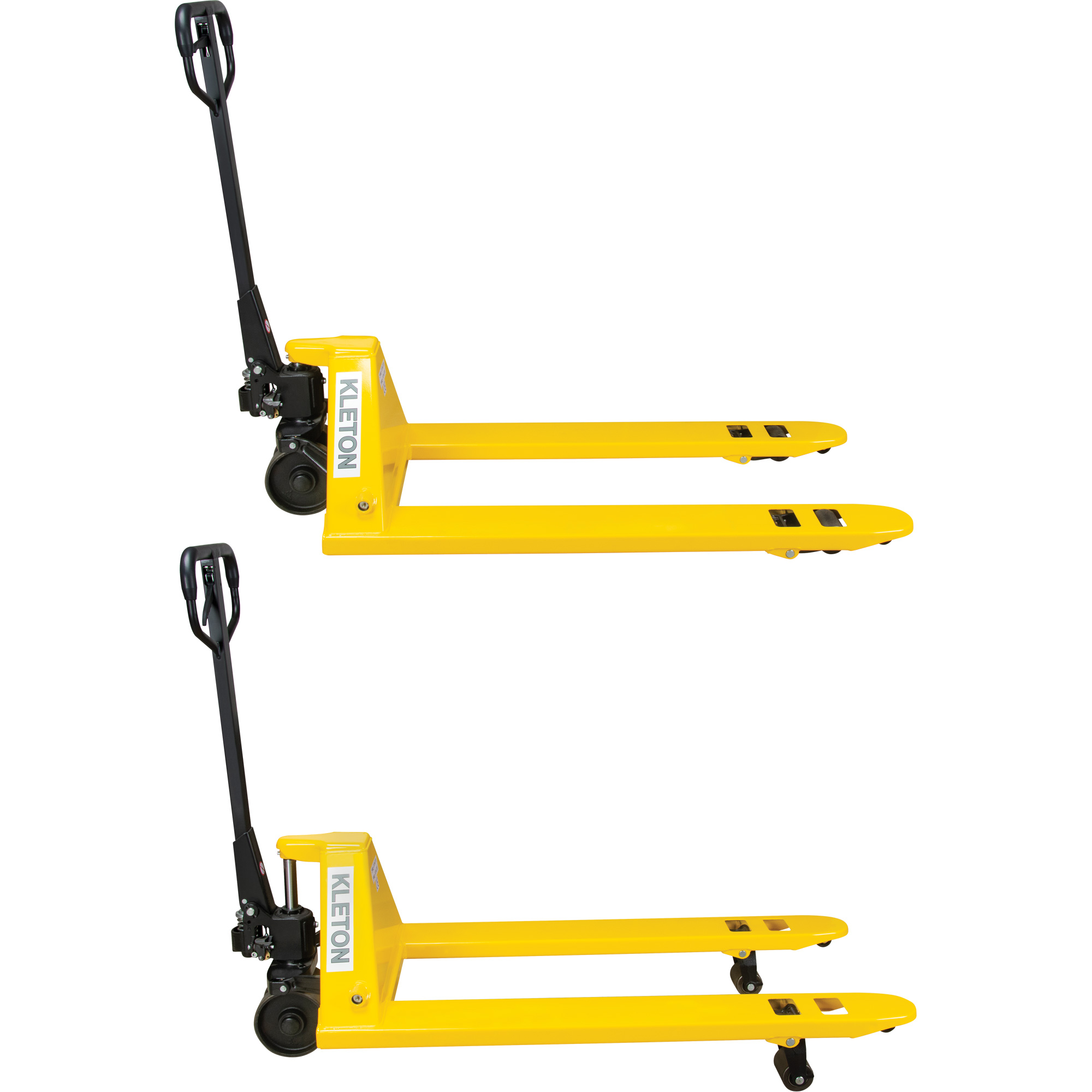 Transpalette à roues en acier, Acier, 48" lo x 27" la, Capacité 5500 lb – Image 4