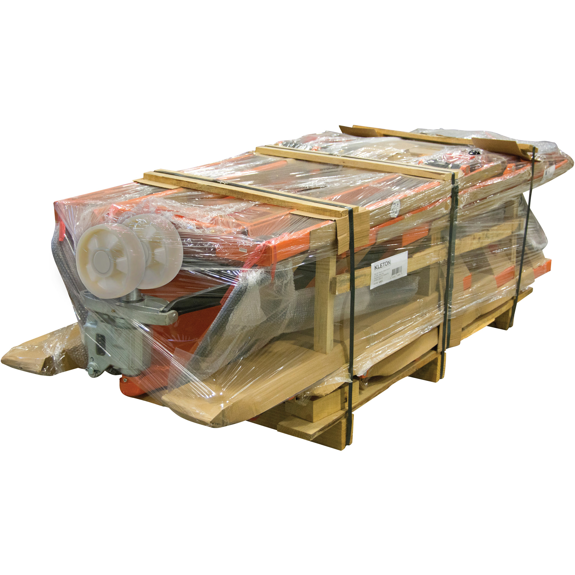 Transpalette, Acier, 48" lo x 27" la, Capacité 5500 lb