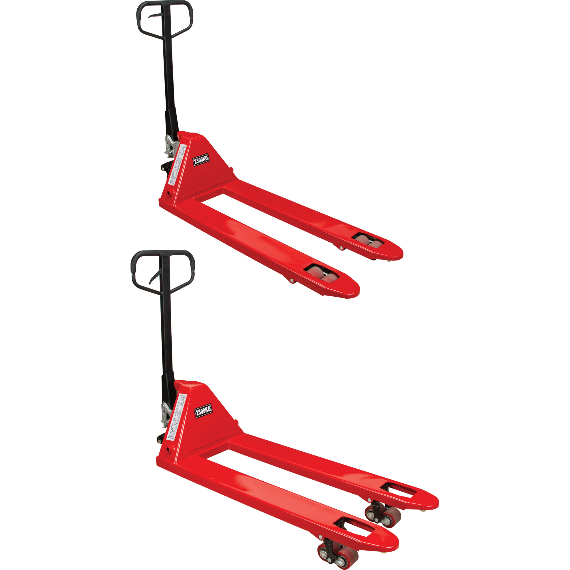 Transpalette manuel, Acier, 48" lo x 21" la, Capacité 5500 lb – Image 4