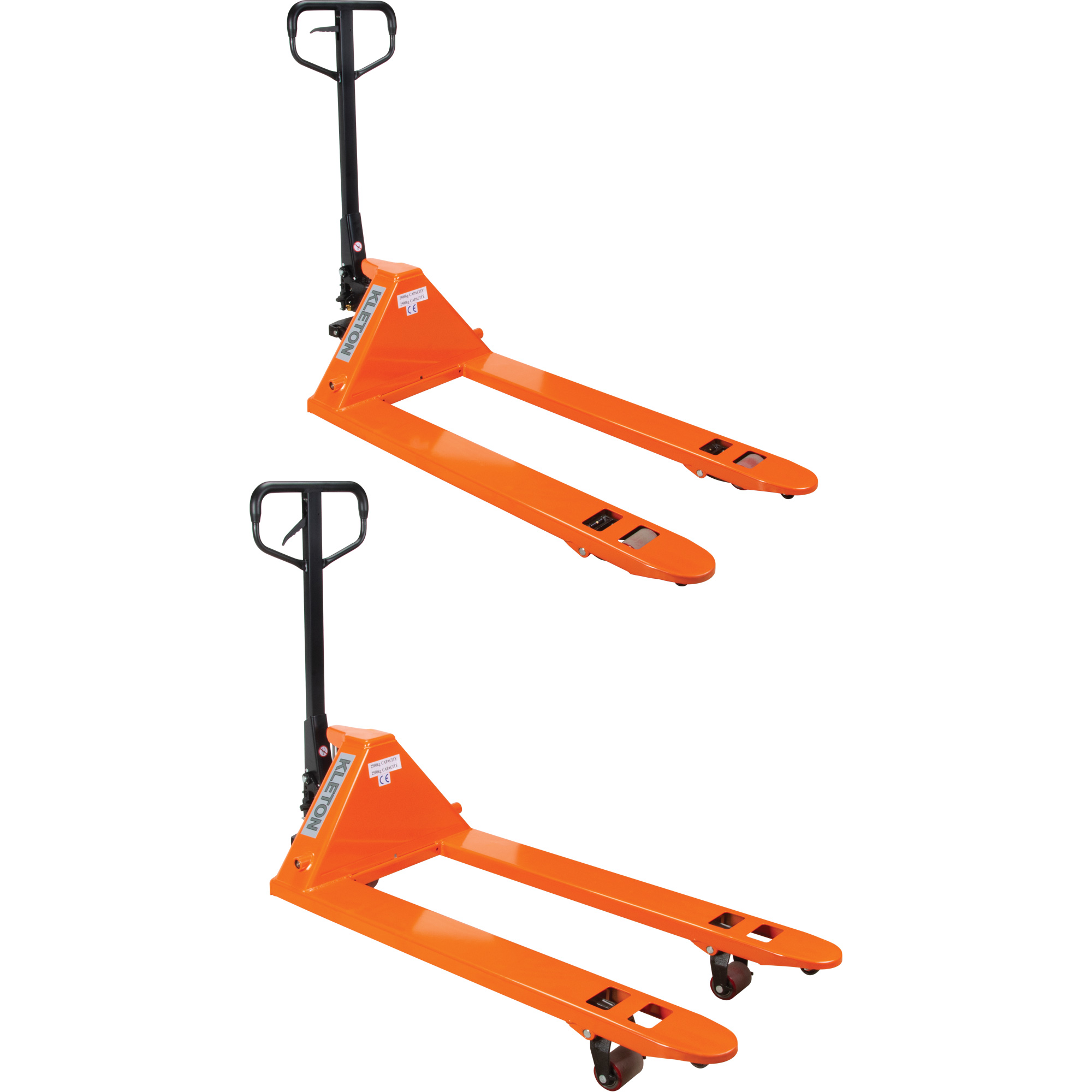 Transpalette manuel Quick-Lift, Acier, 48" lo x 27" la, Capacité 5500 lb – Image 4