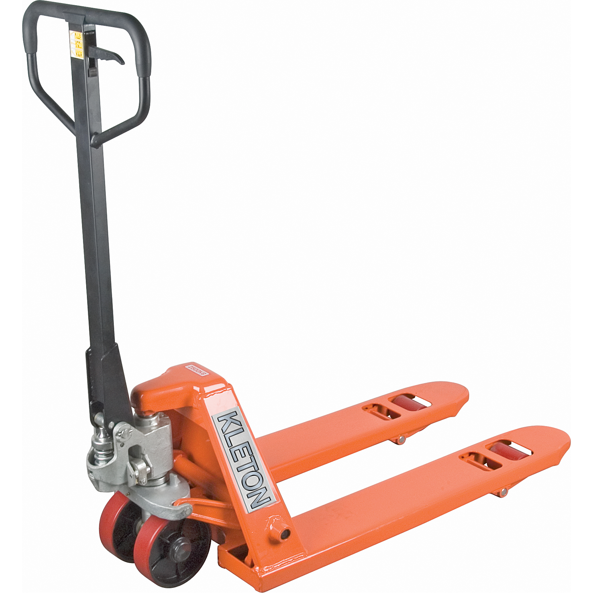Transpalette manuel robuste, Acier, 48" lo x 20,5" la, Capacité 5500 lb