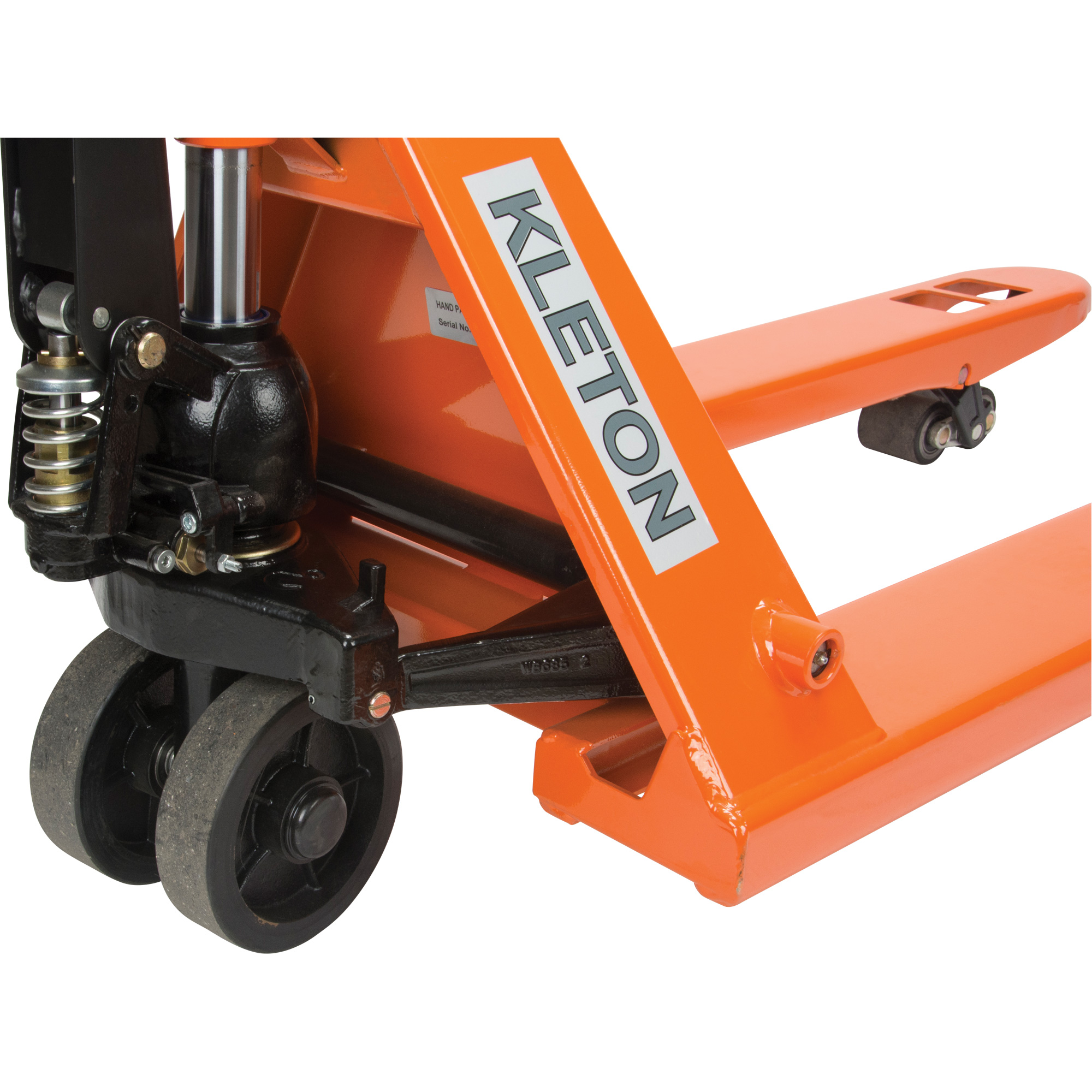 Transpalette manuel super robuste, Acier, 48" lo x 27" la, Capacité 11000 lb – Image 4