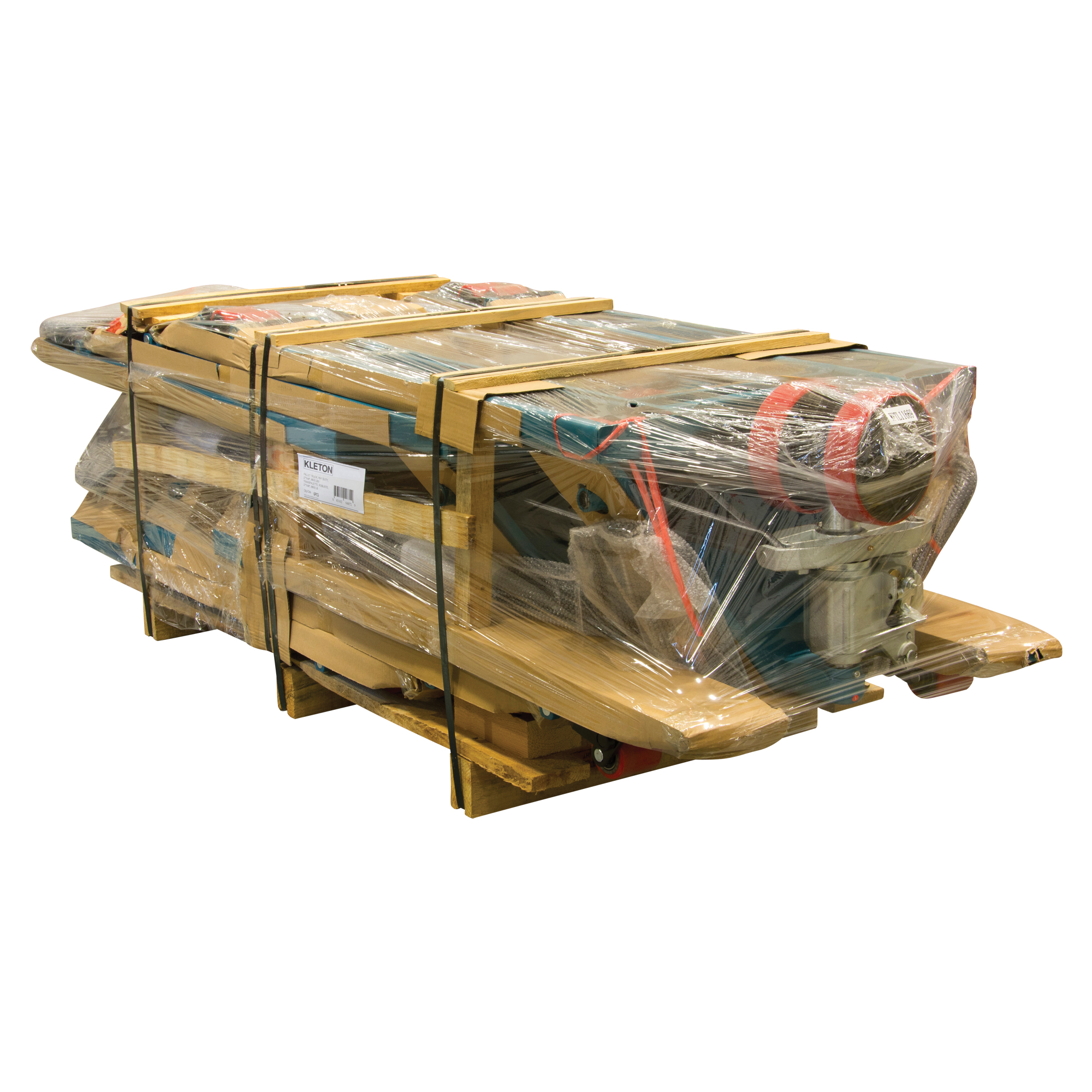 Transpalettes manuels robustes démontés, Acier, 48" lo x 27" la, Capacité 6600 lb