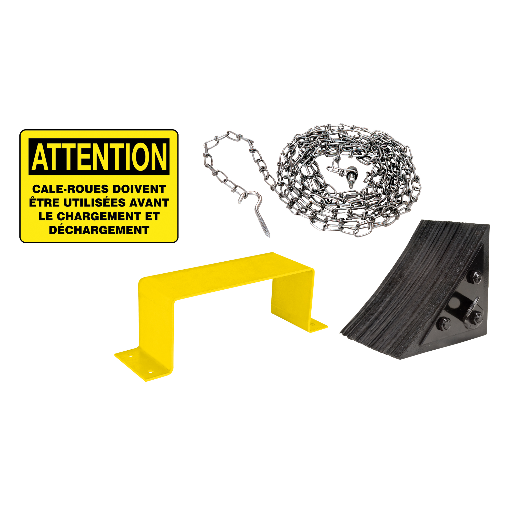 Trousse de cale de roue, français