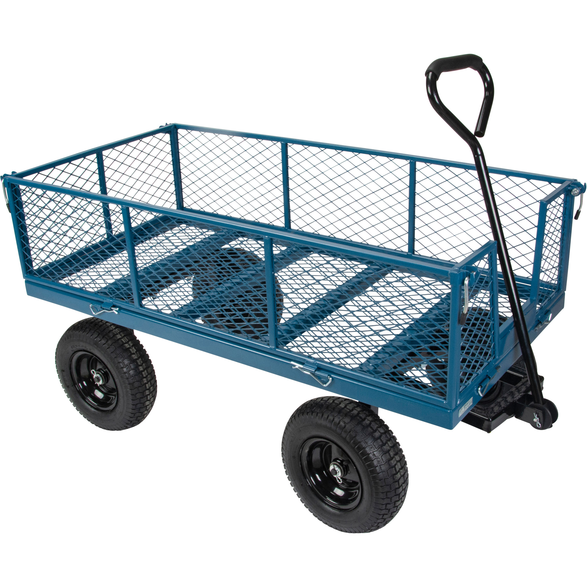 Wagon avec côtés rabattables, 24" la x 48" la x Capacité 800 lb