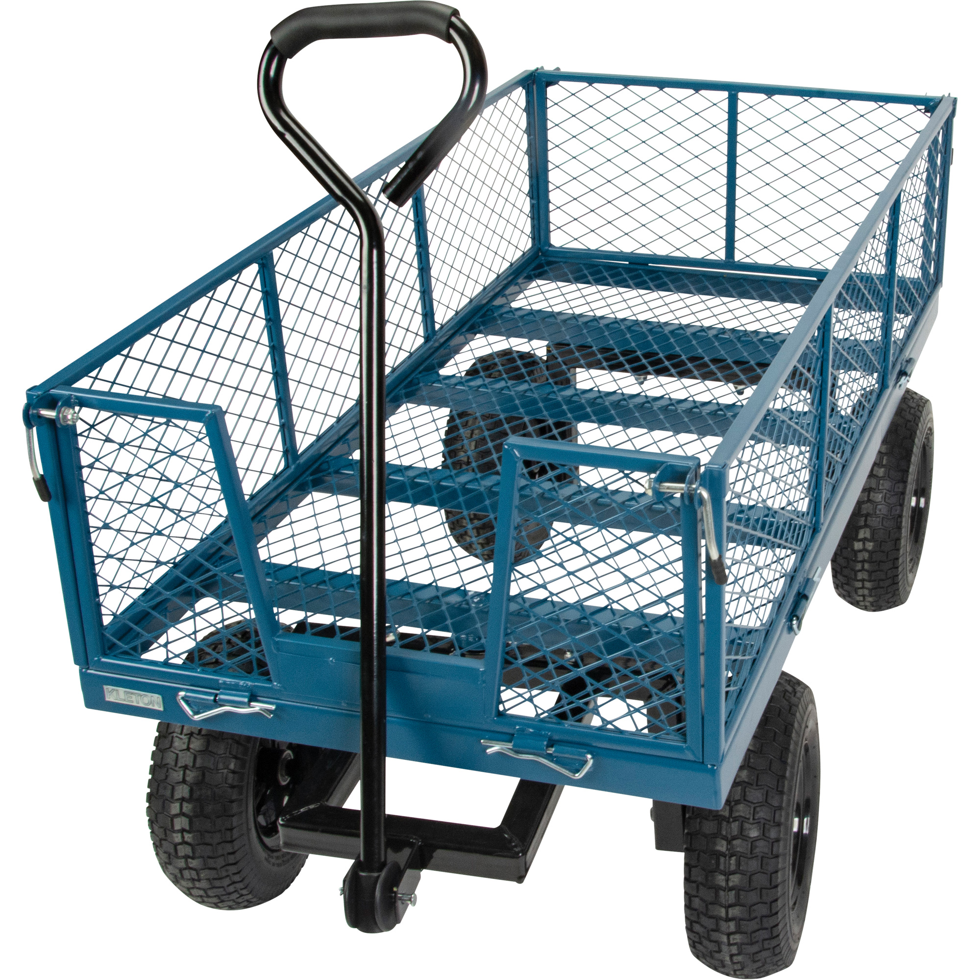 Wagon avec côtés rabattables, 24" la x 48" la x Capacité 800 lb – Image 2