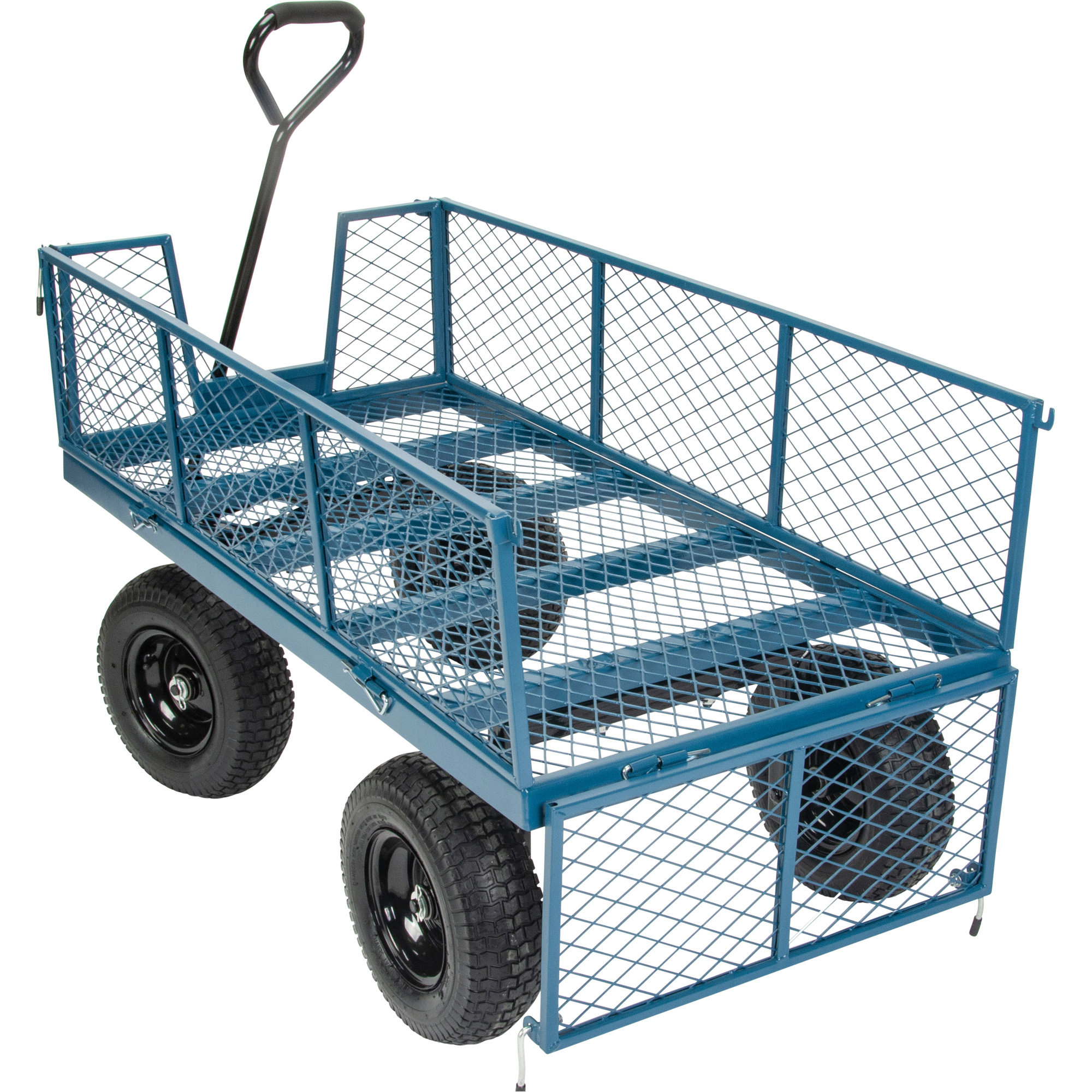 Wagon avec côtés rabattables, 24" la x 48" la x Capacité 800 lb – Image 6