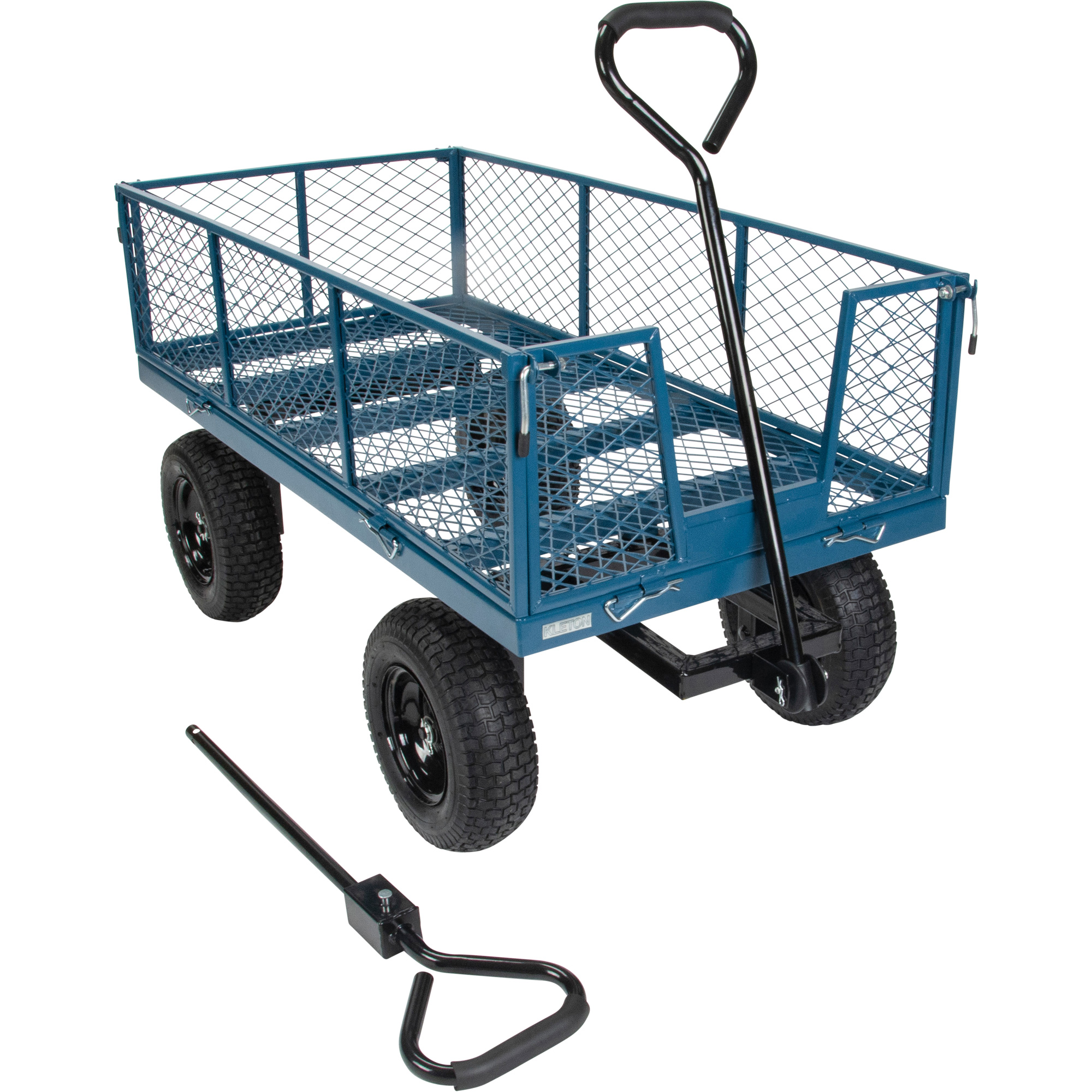Wagon avec côtés rabattables, 24" la x 48" la x Capacité 800 lb – Image 8