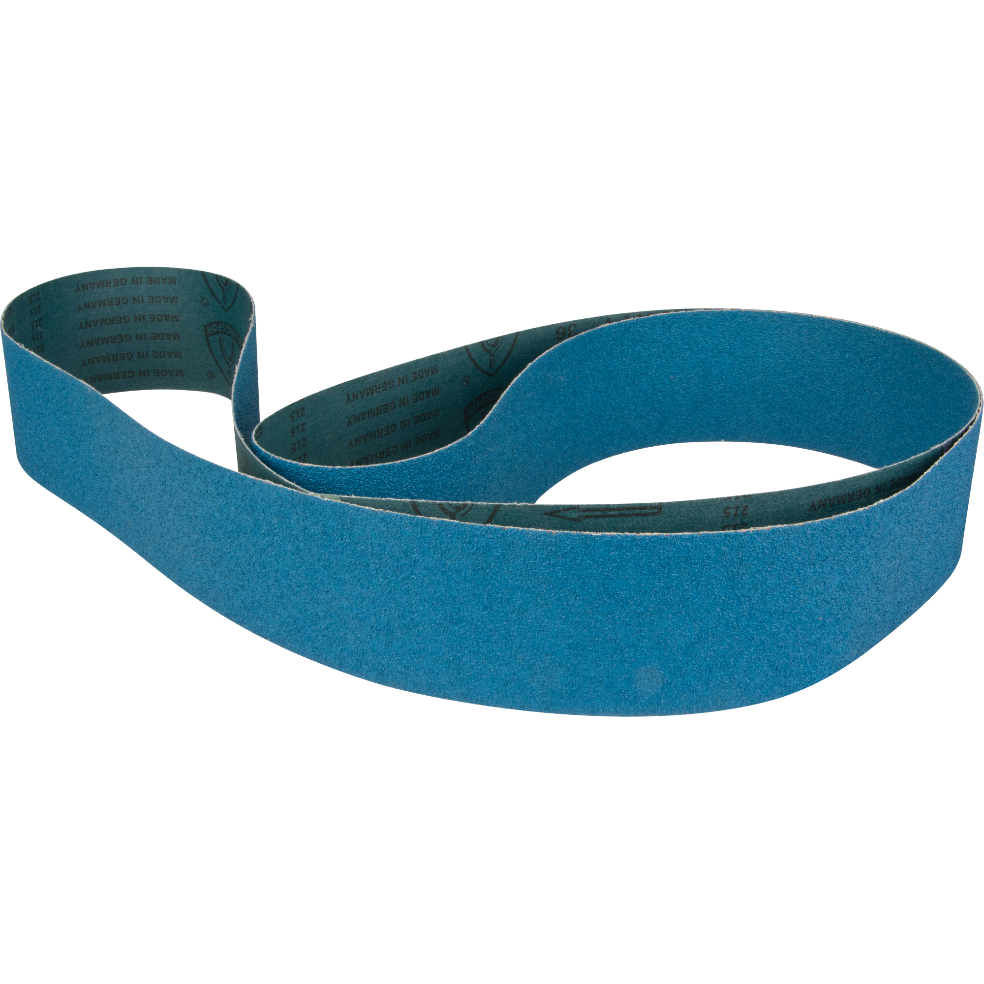 Courroie abrasive bleu