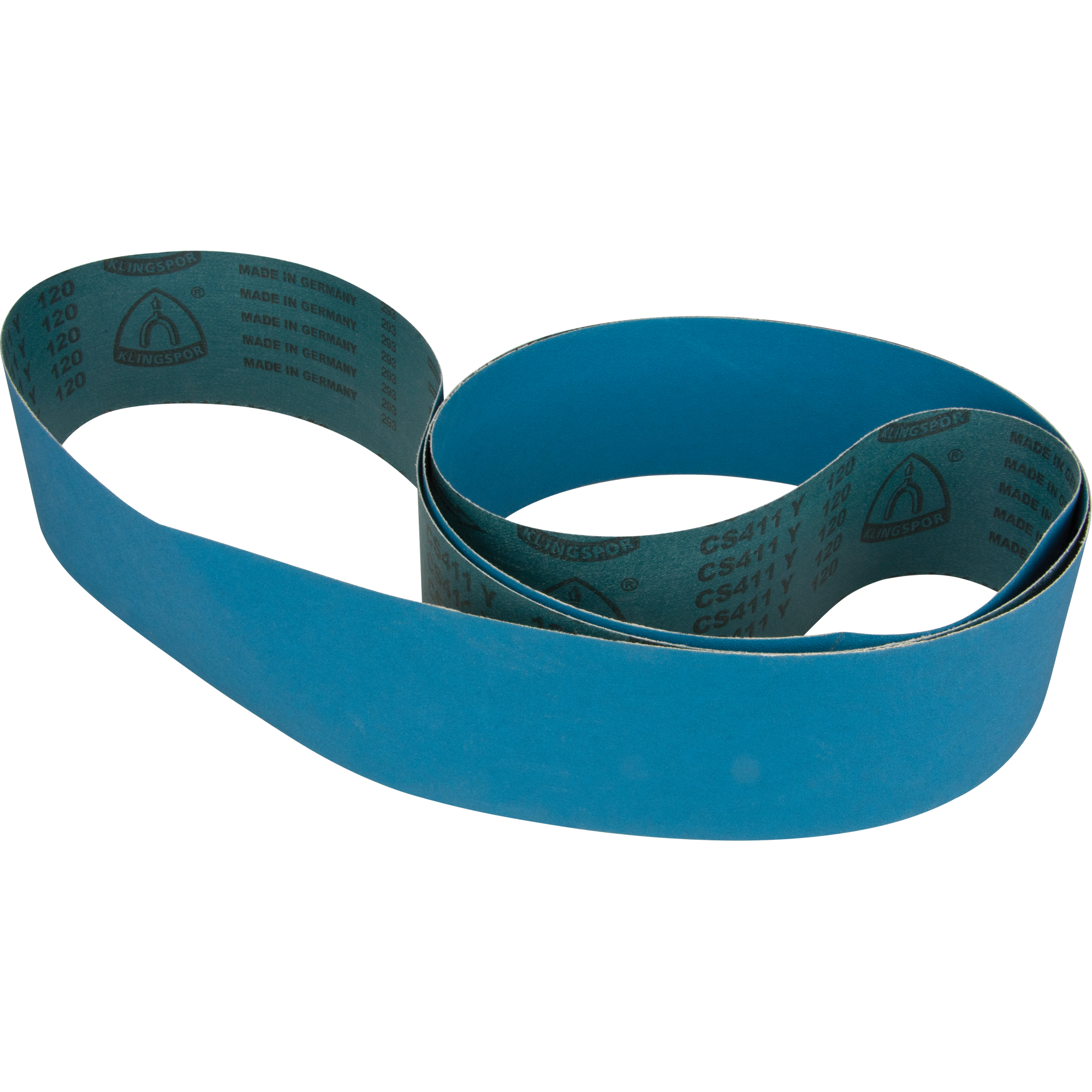 Courroie abrasive bleu