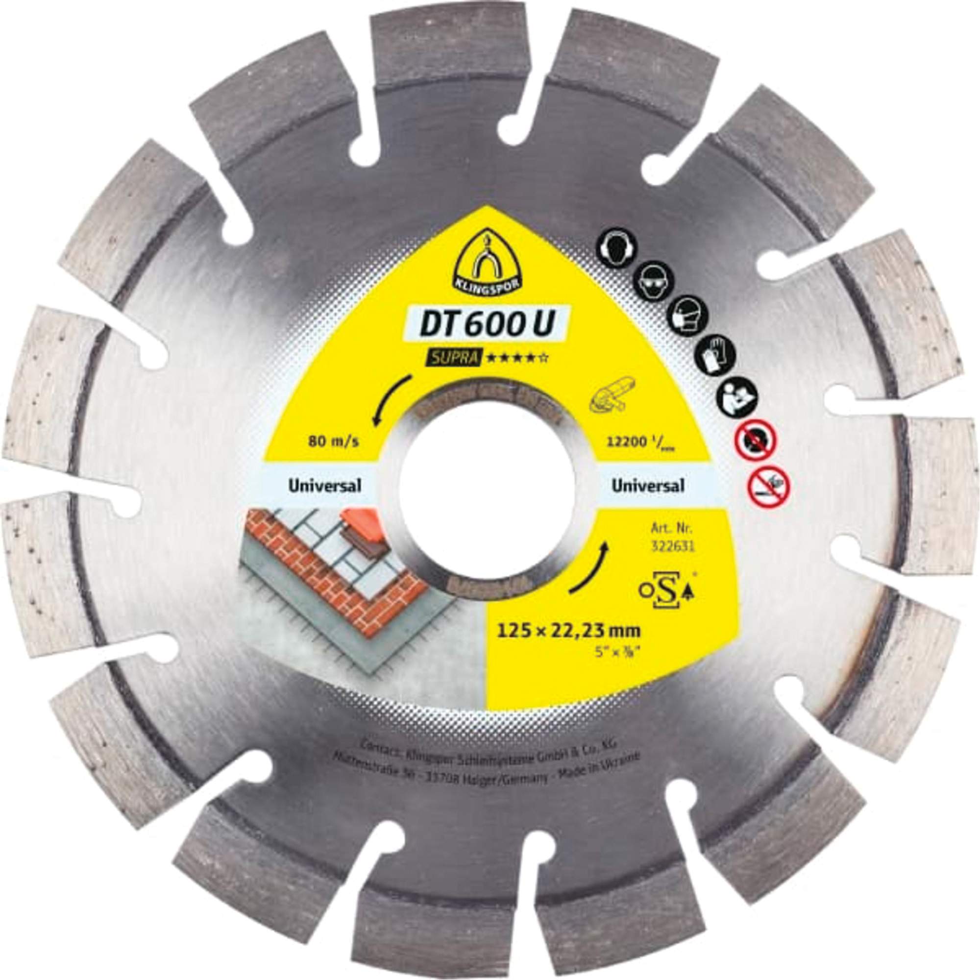 Grandes lames au diamant DT 600 U Supra