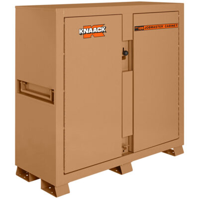 Armoire de chantier modèle 109 avec cadenas, Acier, 47,5 pi³, Havane