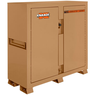 Armoire de chantier modèle 111 avec cadenas, Acier, 47,5 pi³, Havane